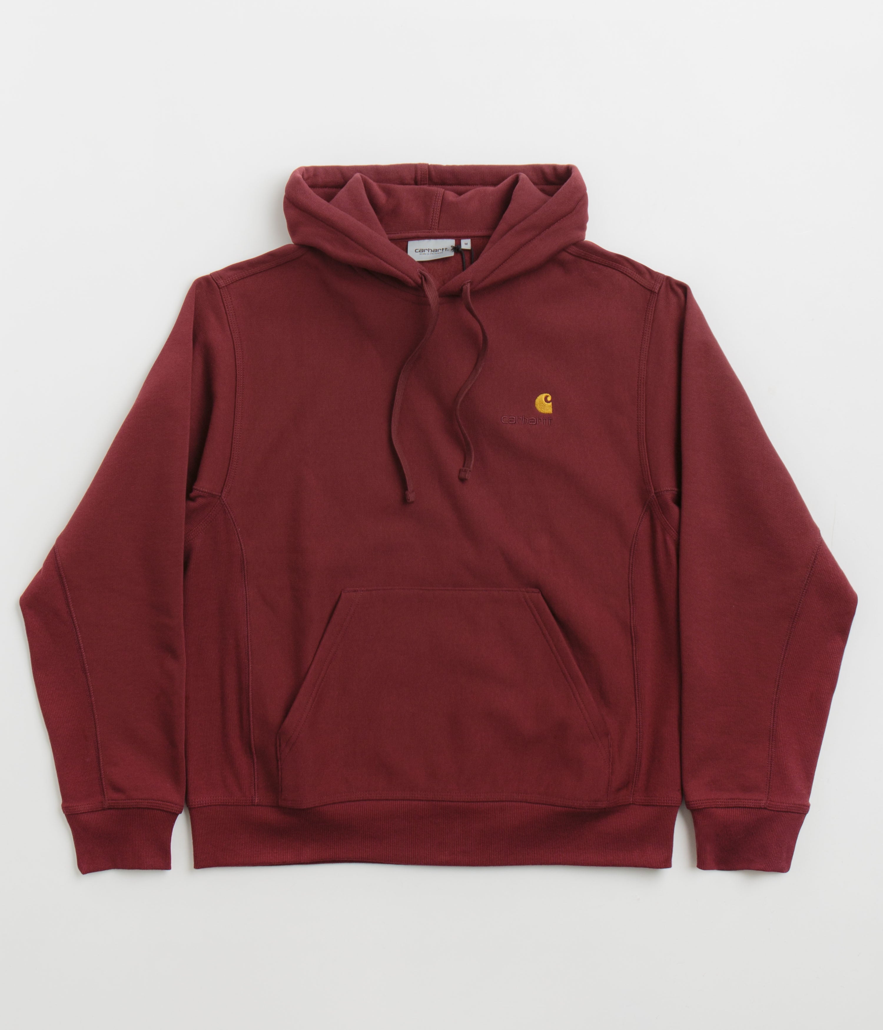 Carhartt American Script Hoodie - Stunning Malbec