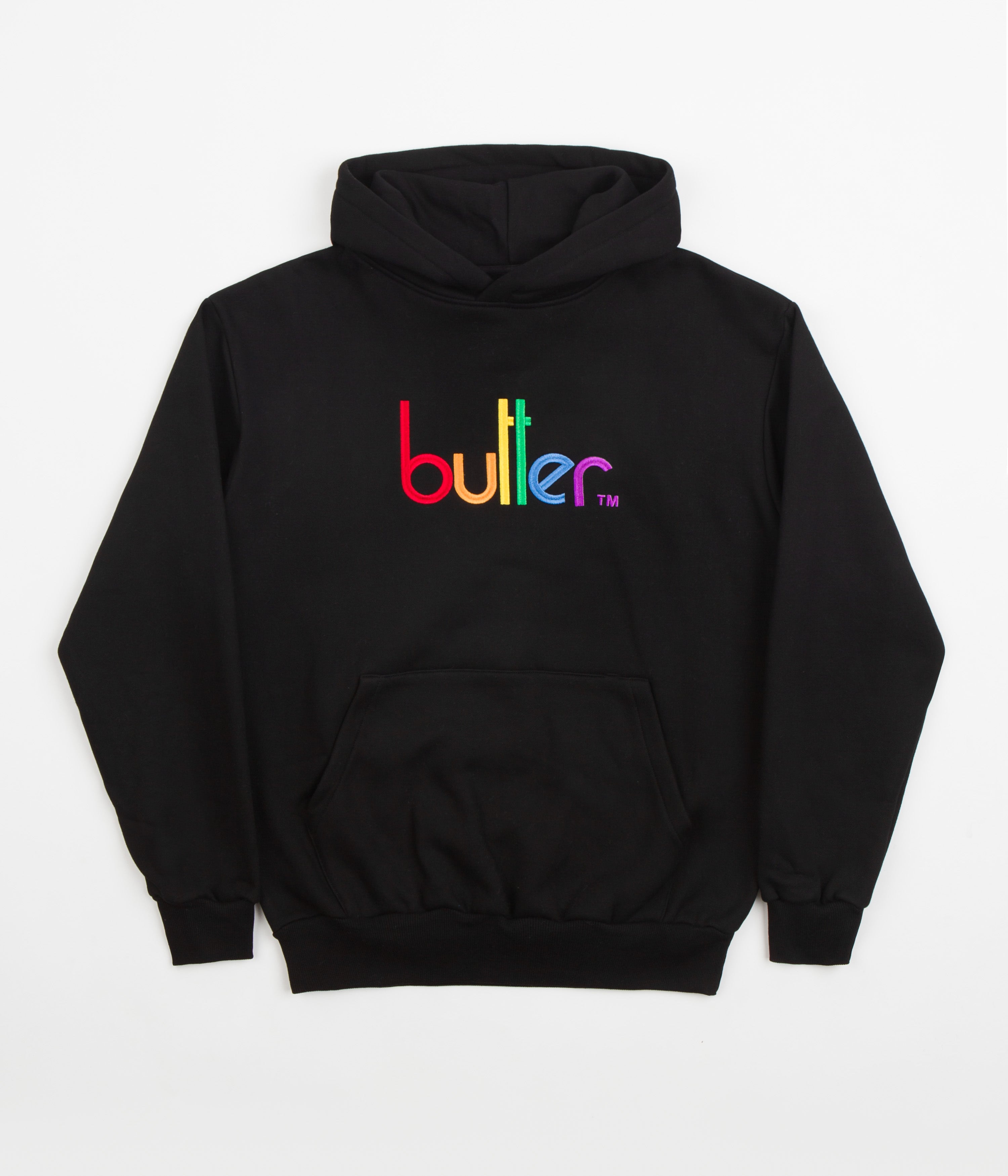 Butter Goods Black Colours Embroidered Ultra-Warming Hoodie