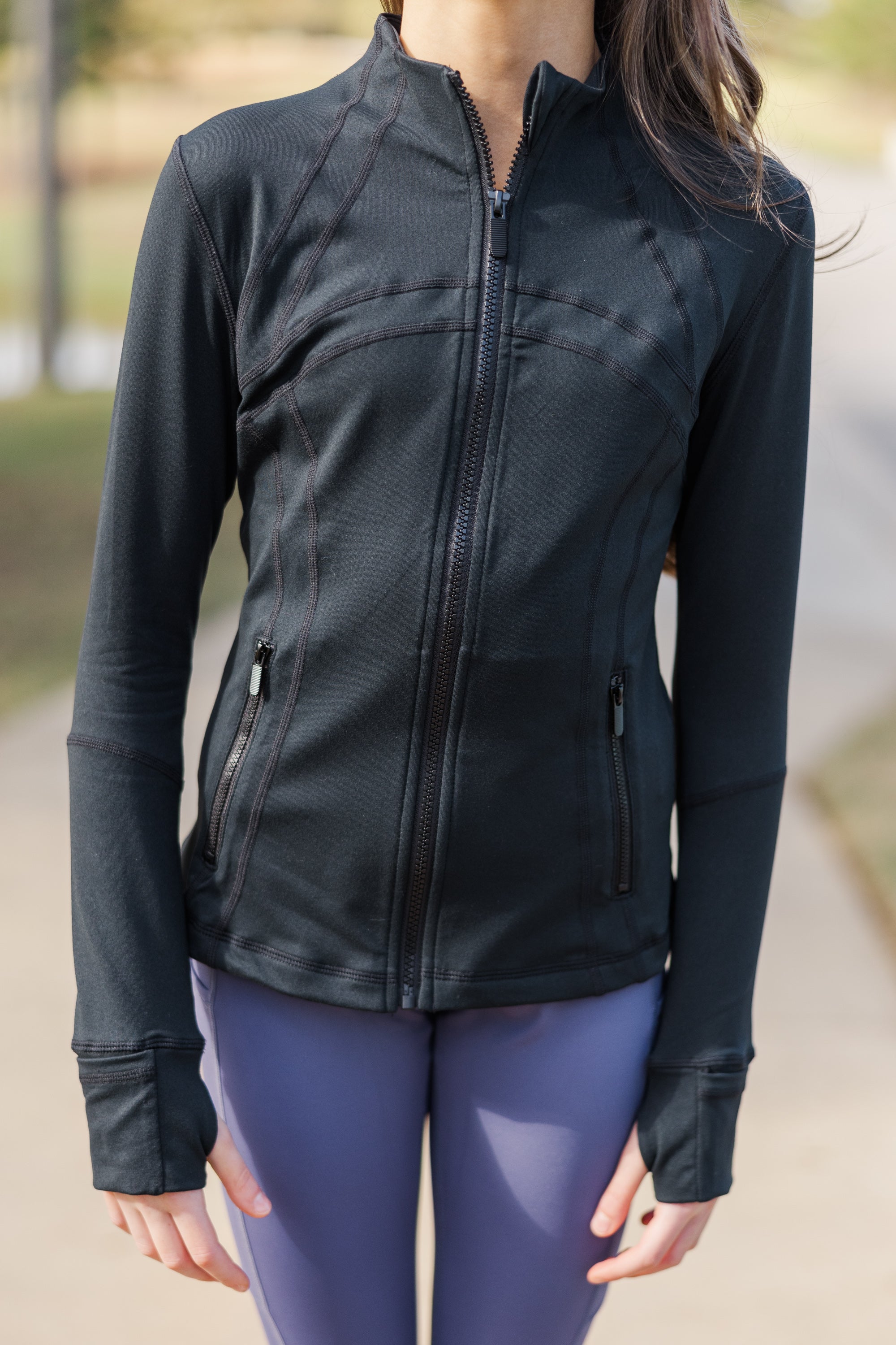 Gorgeous Girls' On Your Terms Black Athletic Jacket