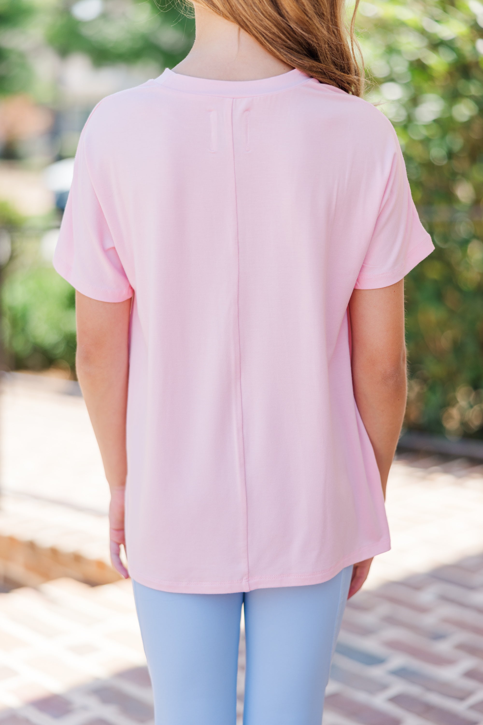 Stylish Pink Oversized Top for Active Girls