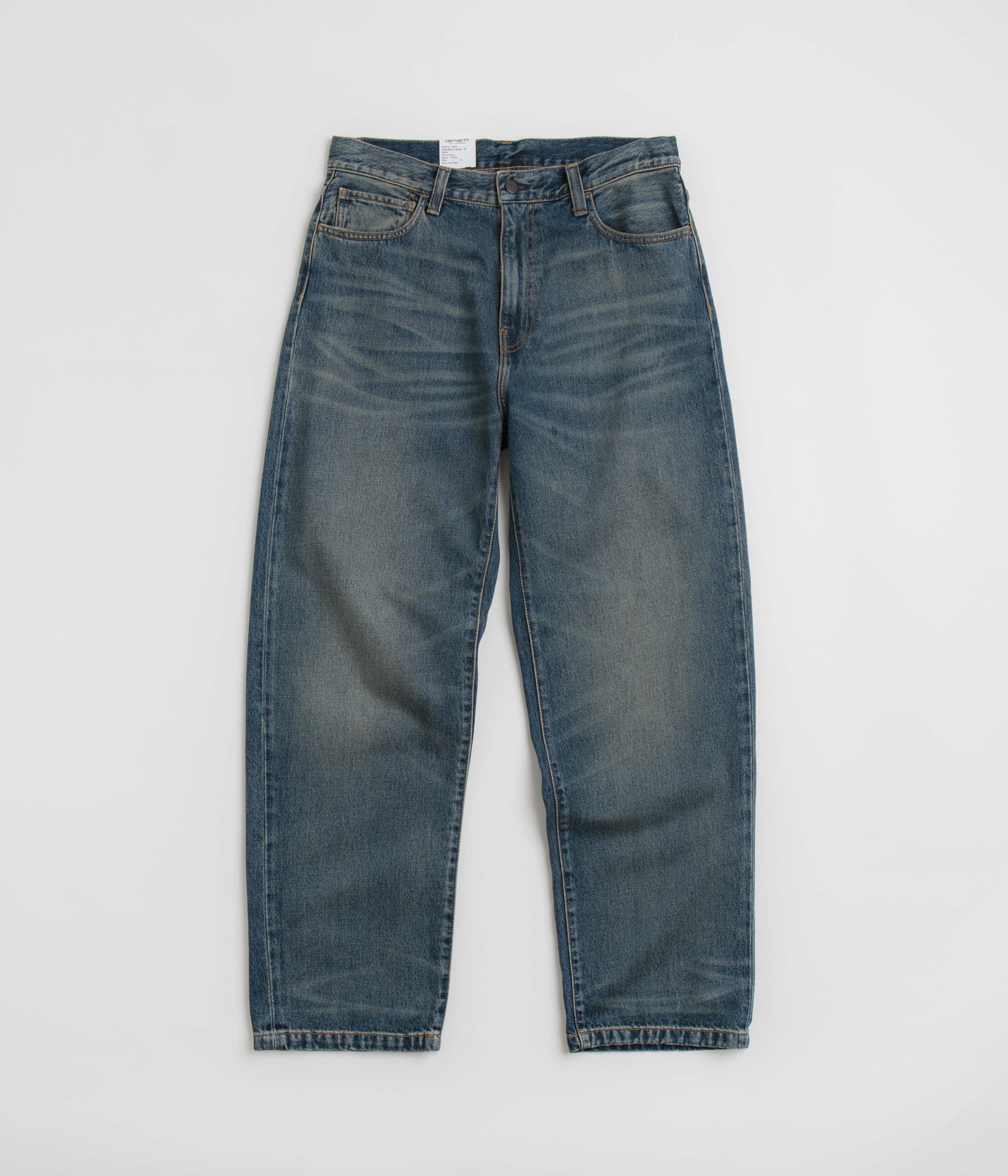 Carhartt Landon Blue Worn Wash Pants - Style with Durability!