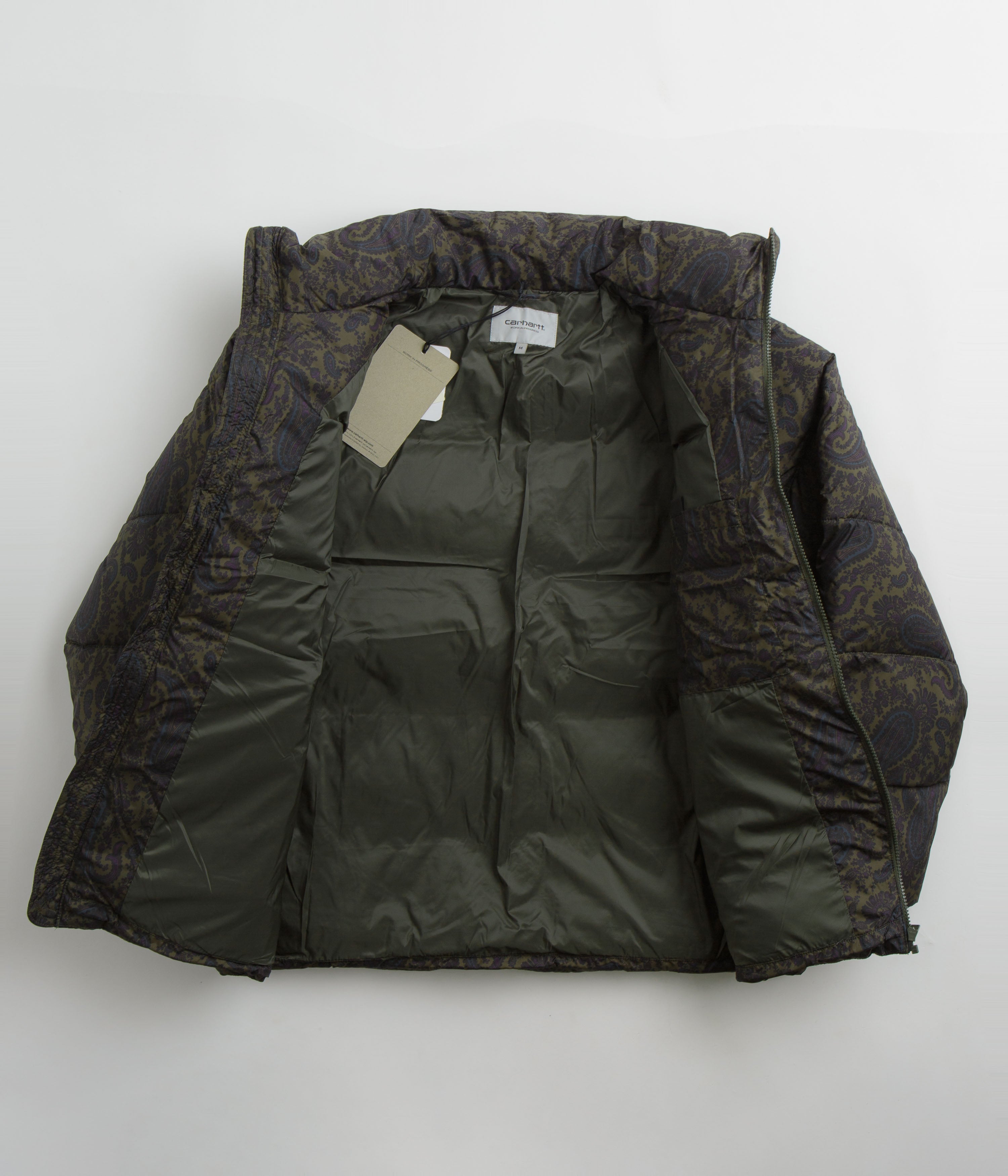 Carhartt Springfield Paisley Jacket - Stylish in Plant & Black