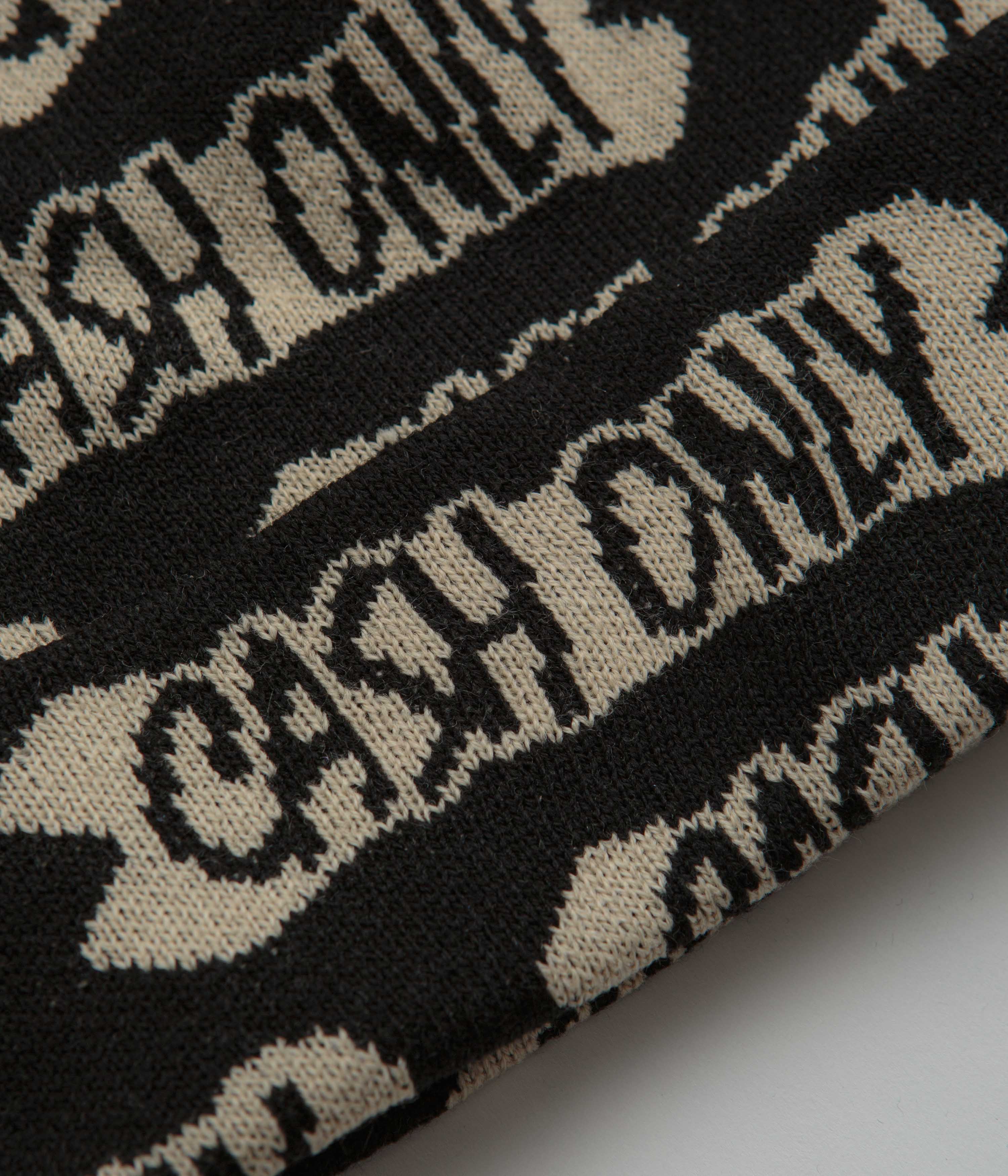 Cash Only Black Bone Beanie - A Must-Have for Skate and Streetwear Fans