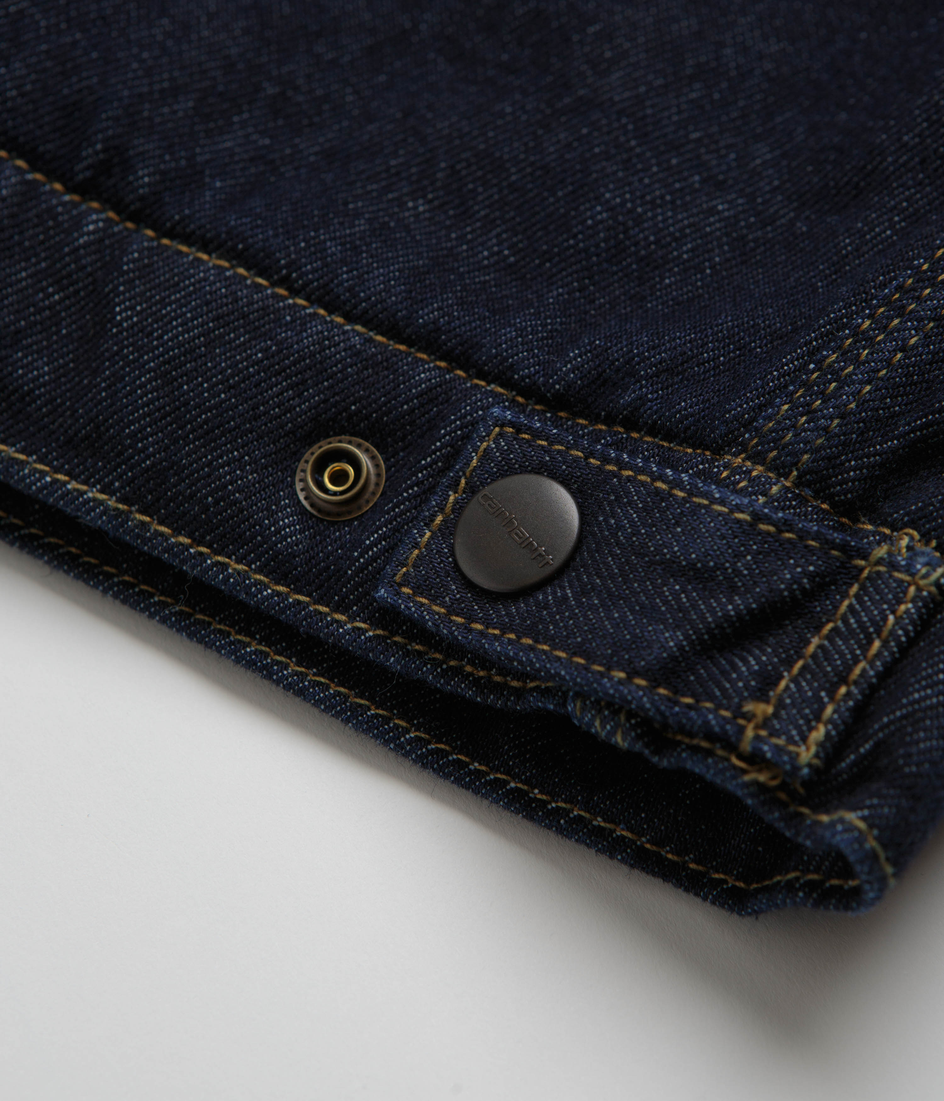Carhartt OG Detroit Jacket - Stunning Blue/Black Rinsed Style