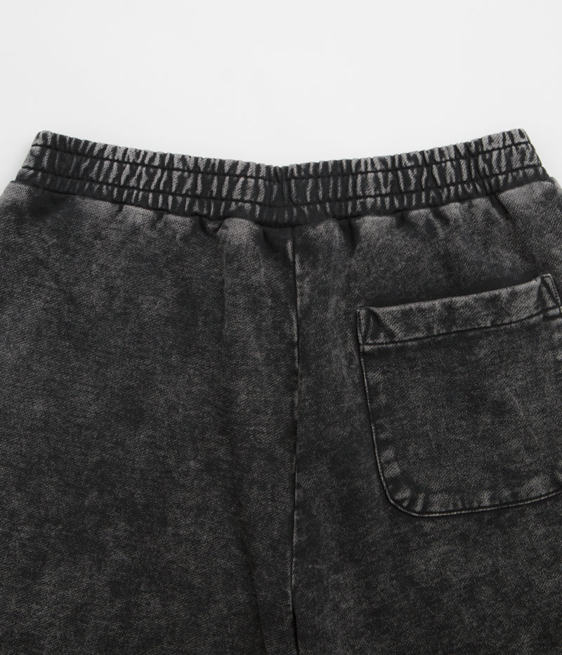 Dime Cyclone French Terry Shorts - Stunning Black Snow Washed