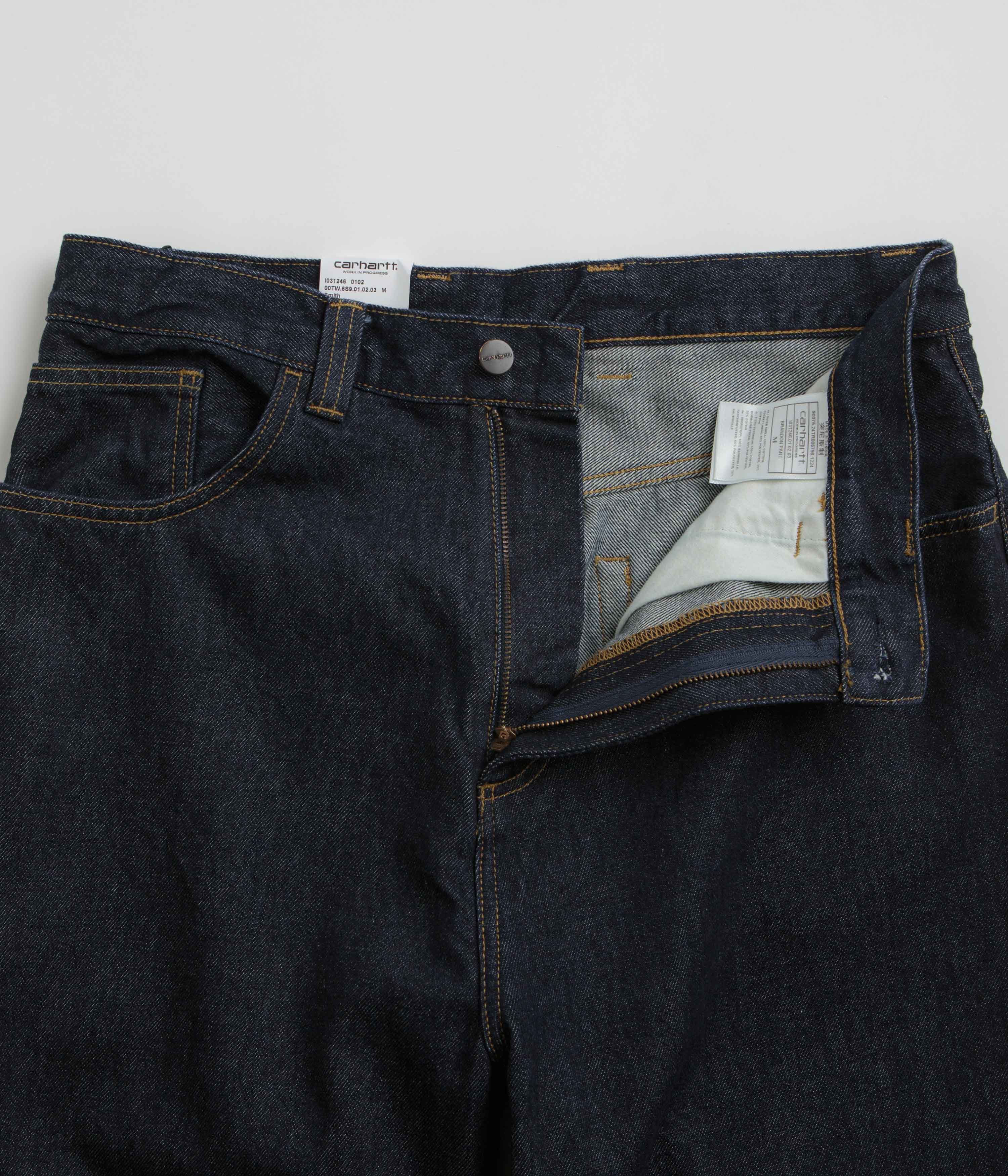Carhartt Brandon Blue Rinsed Pants - Stylish and Comfortable
