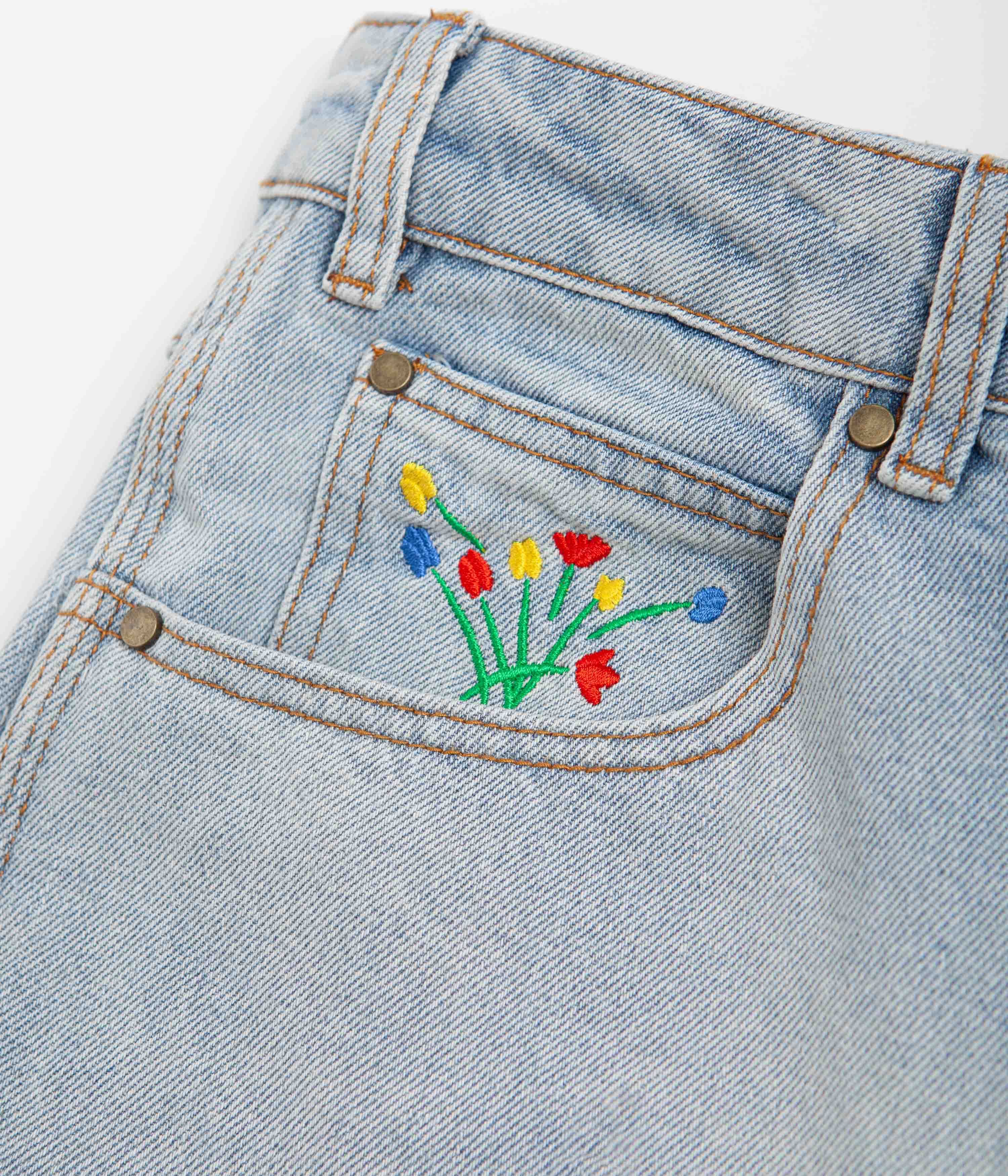 Butter Goods Light Blue Bouquet Jeans - A Skate Style Must-Have