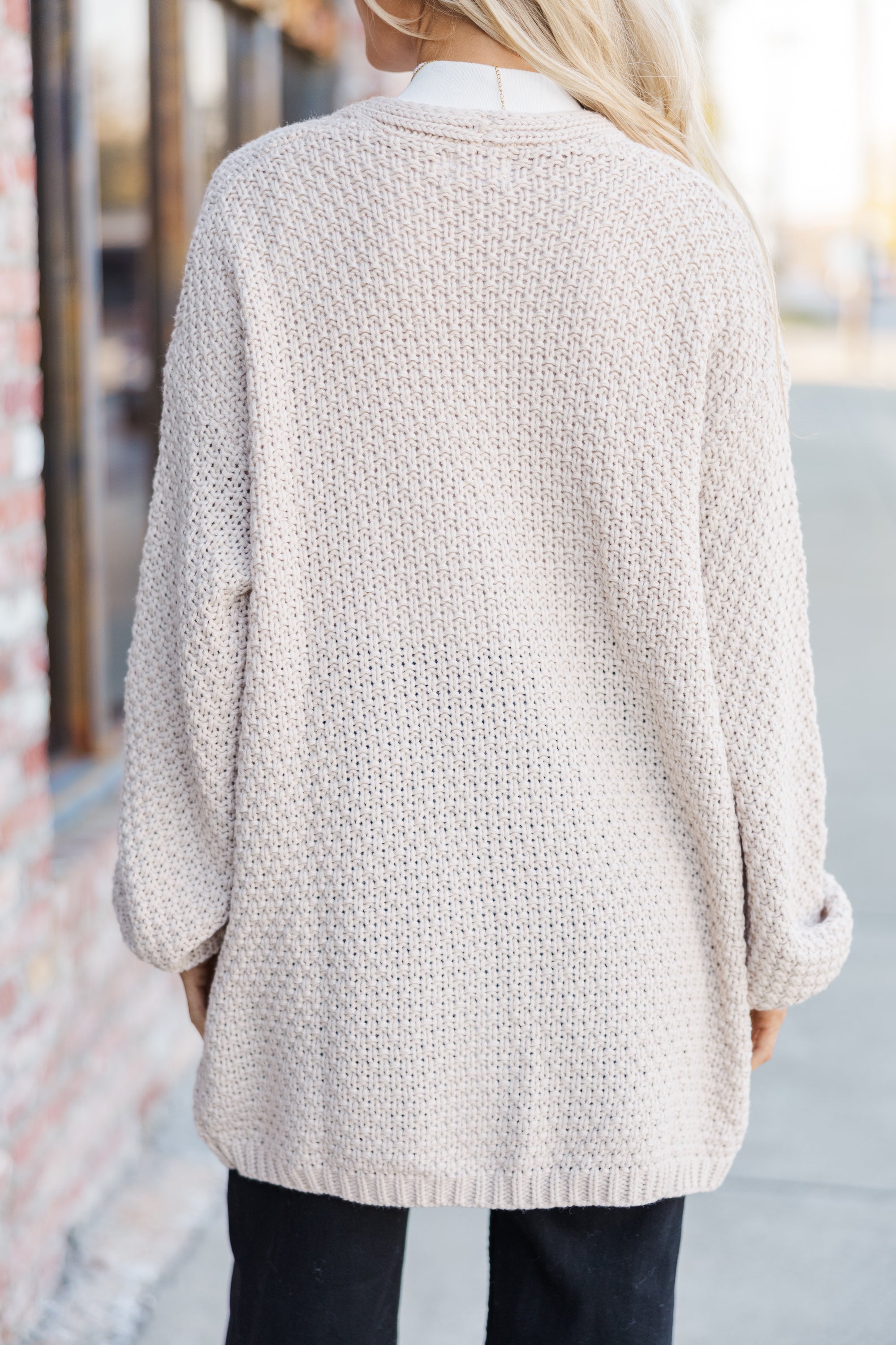 Face The Day Taupe Brown Cardigan - Your Fall & Winter Essential