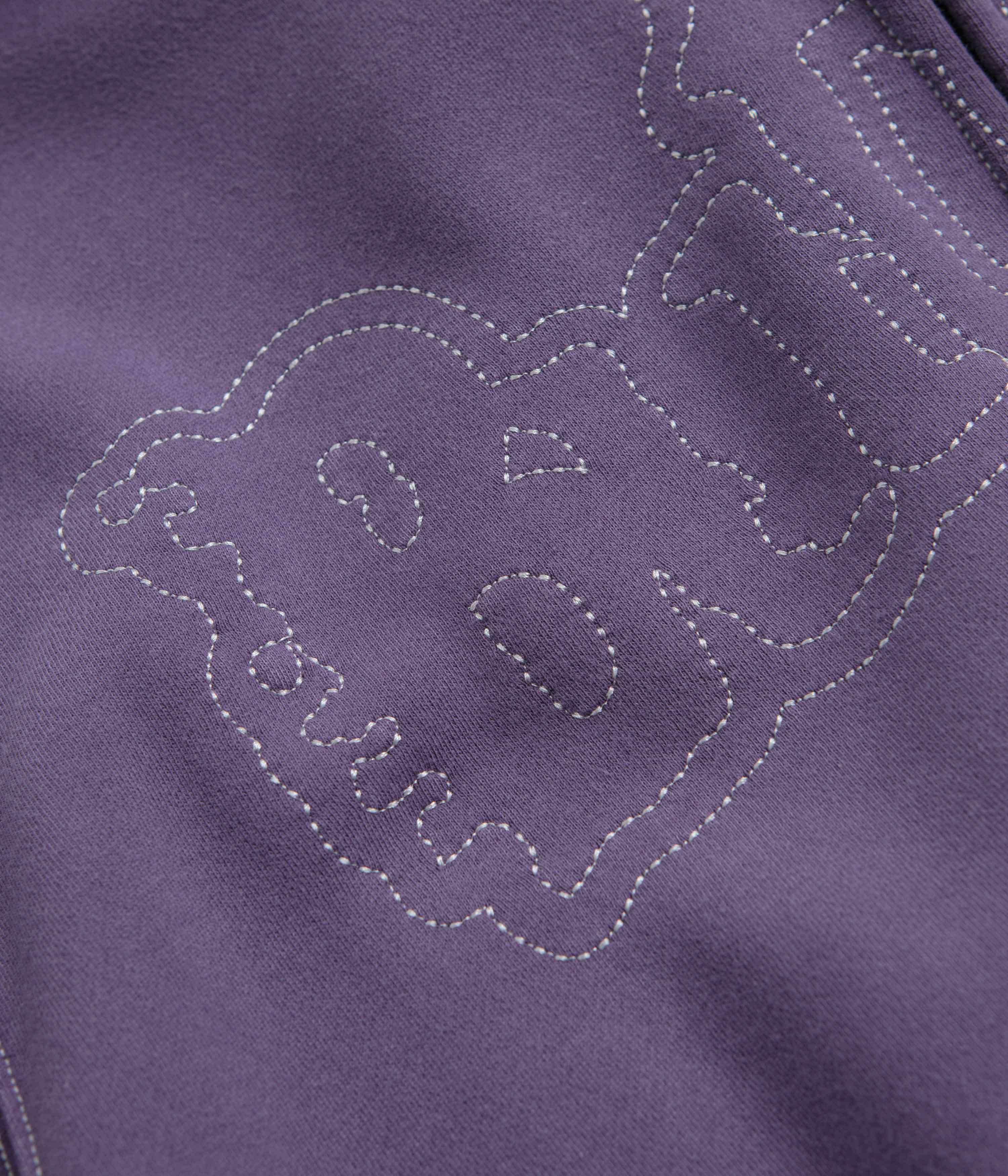 Butter Goods Washed Purple Breakdown Zip-Thru Hoodie - A Must-Have!