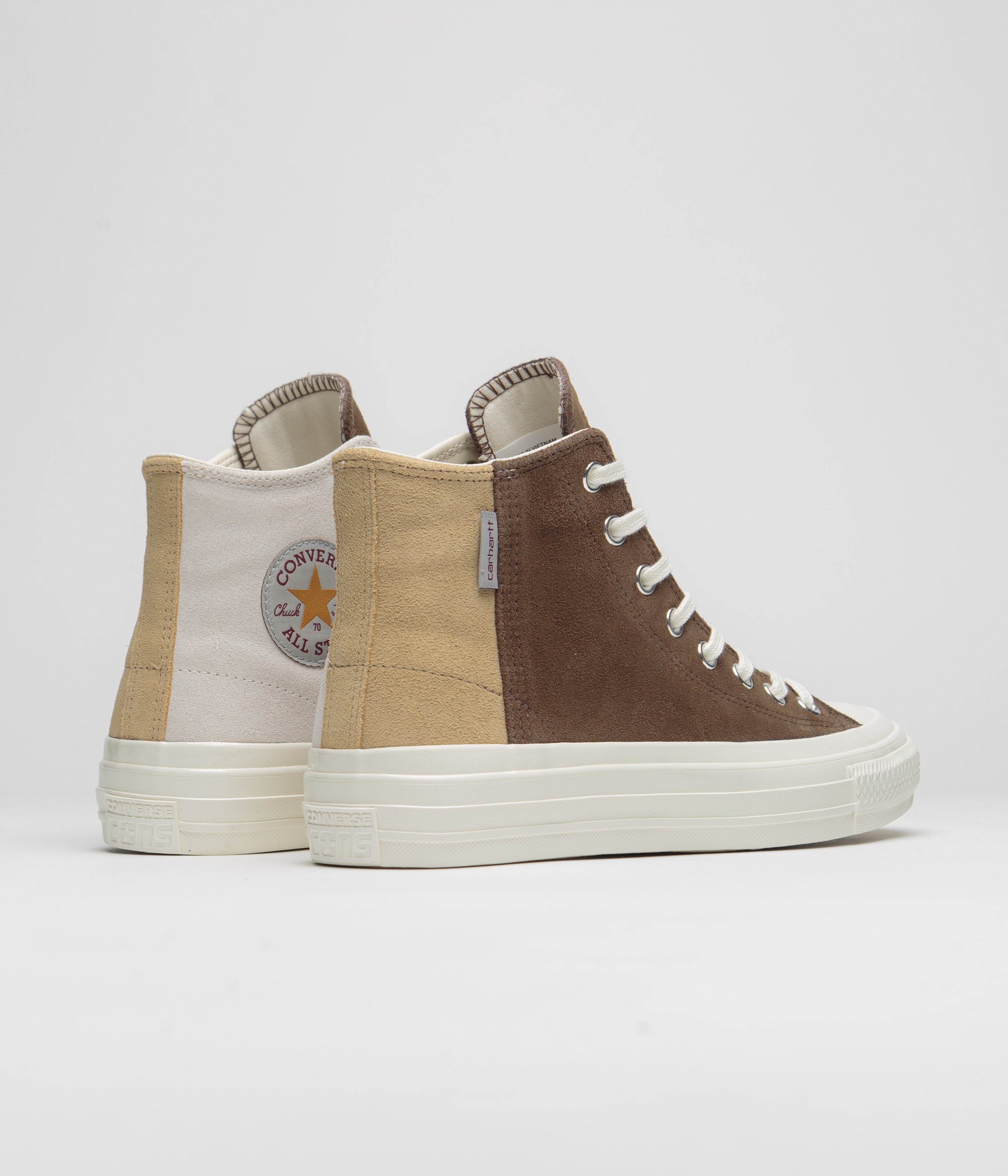 Converse x Carhartt WIP CTAS Pro Shoes - Stunning Starfish, Tofu & Dark Earth