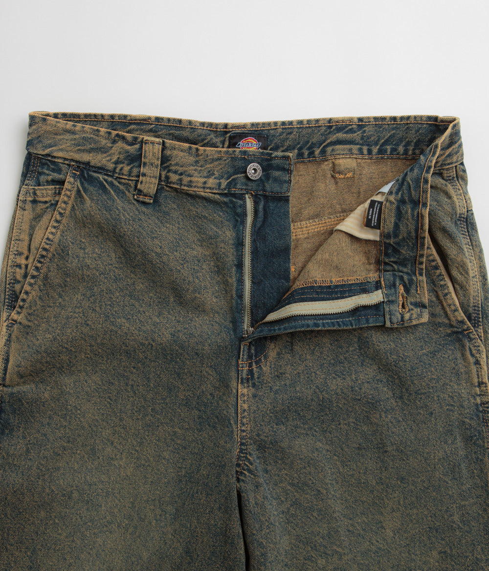 Dickies Madison Yellow Fade Indigo Jeans - Trendy and Comfortable!