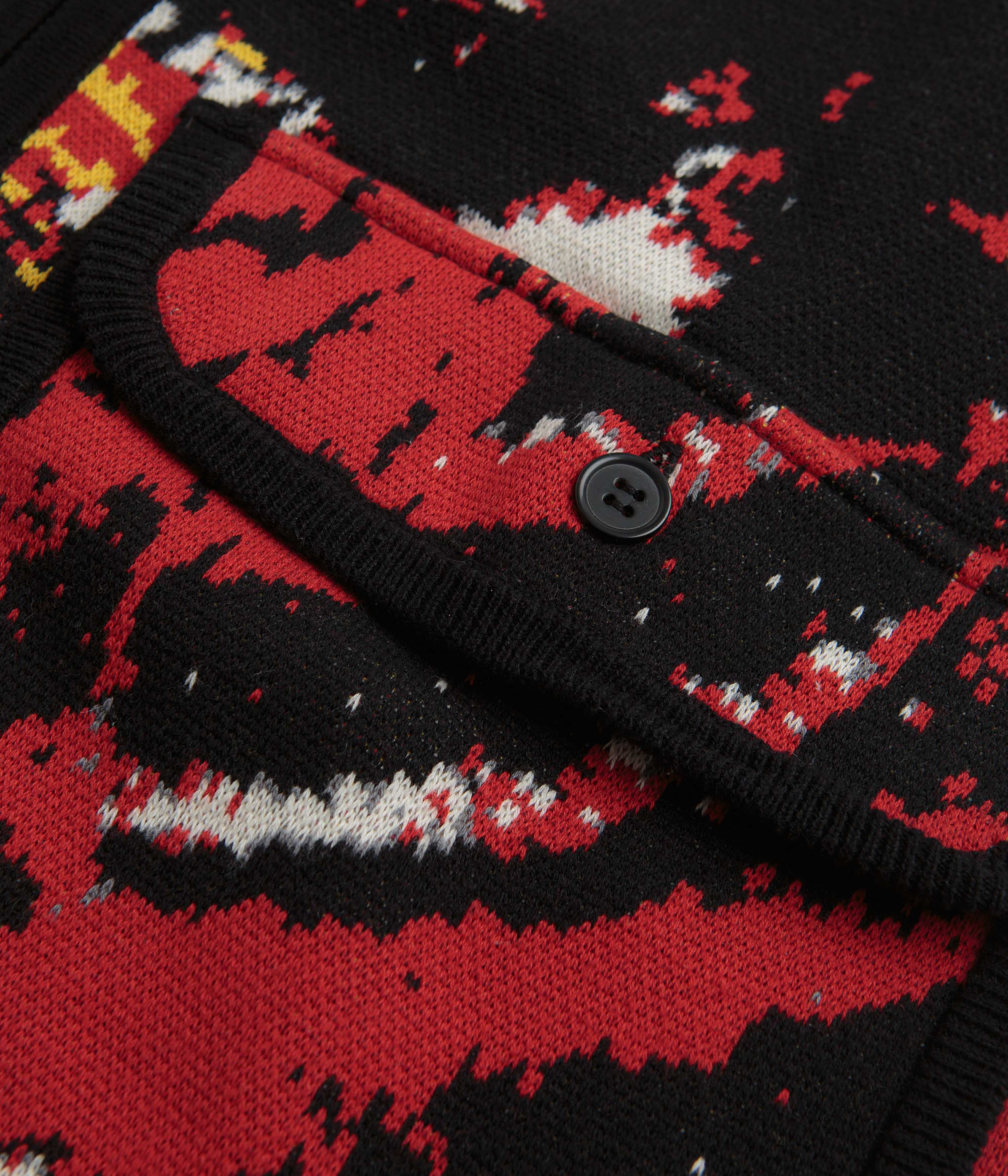 Fucking Awesome's Stunning Better Half Knitted Utility Vest - AOP
