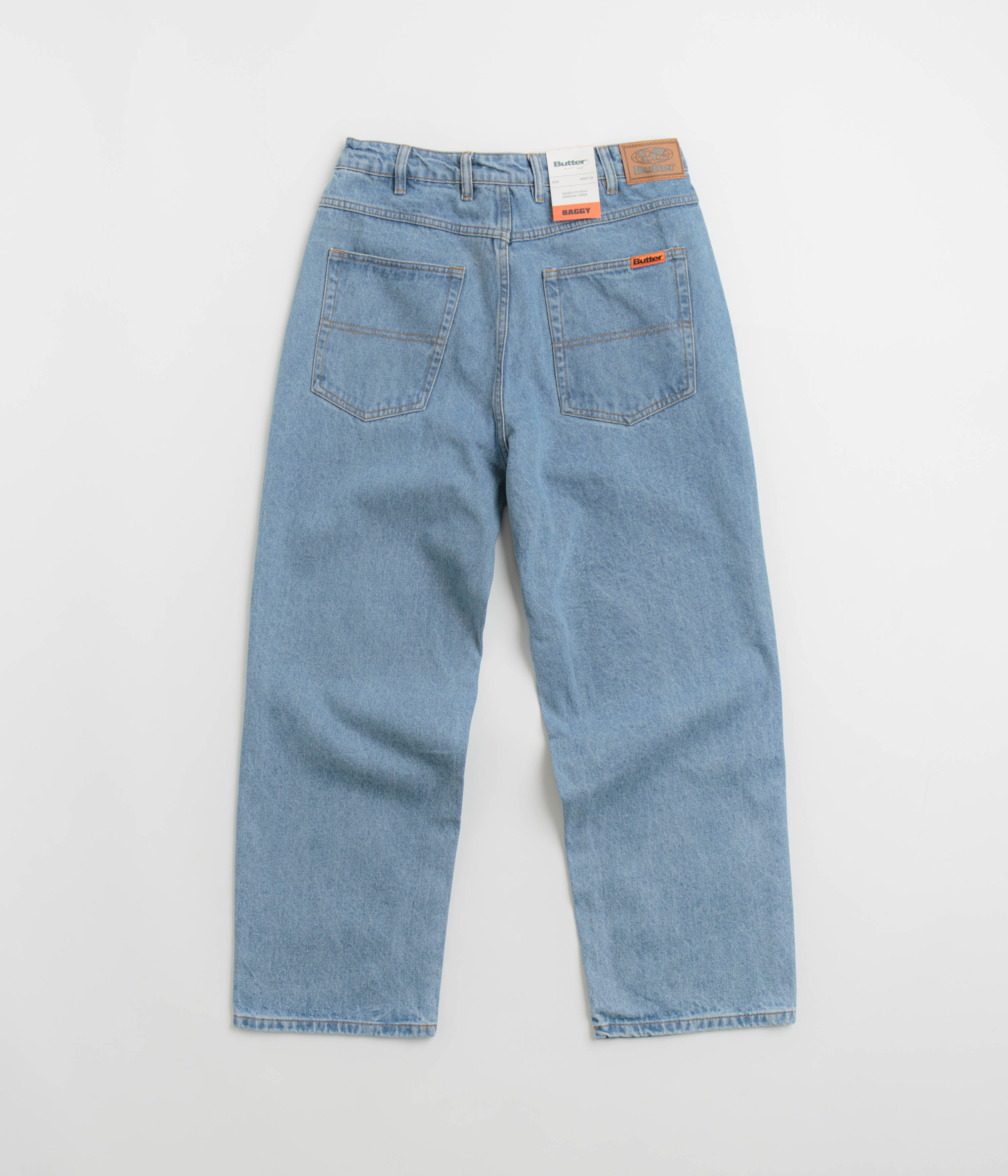 Butter Goods Washed Indigo Baggy Jeans - The Ultimate Fashion Statement
