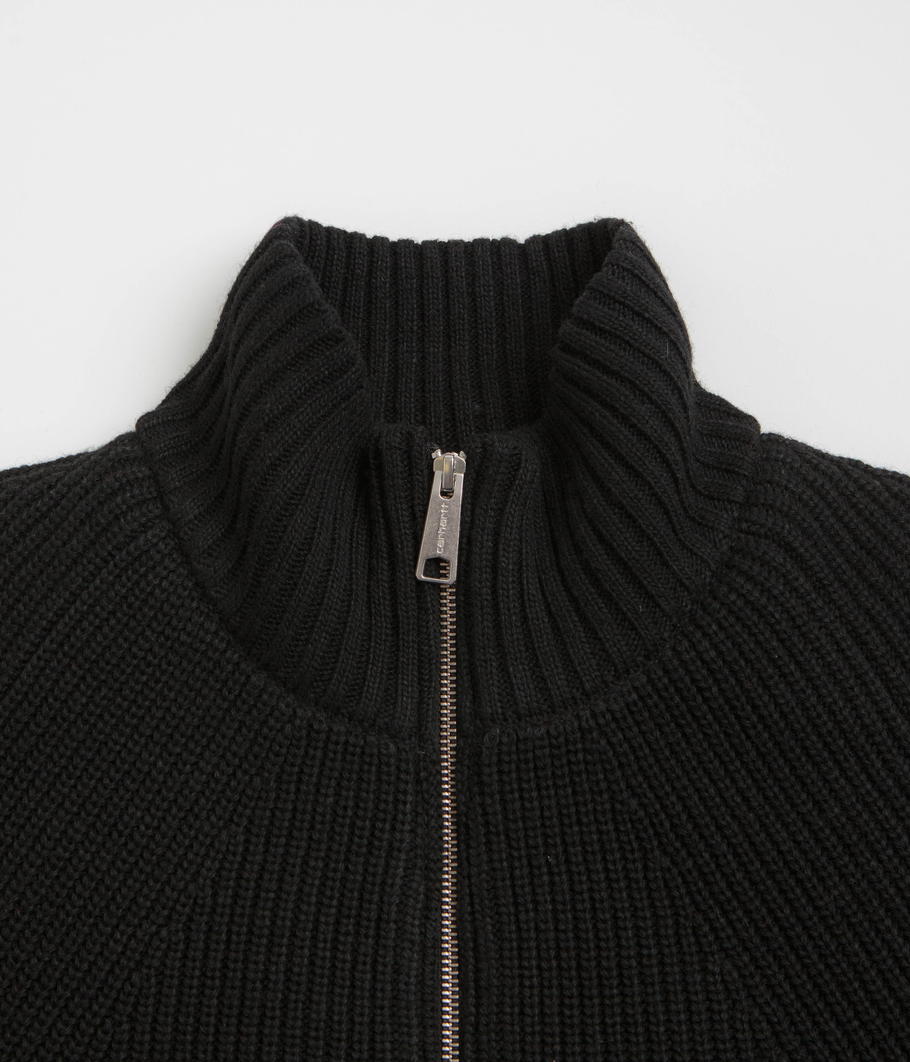 Carhartt Banley Black Sweater Jacket - A Timeless Workwear Essential