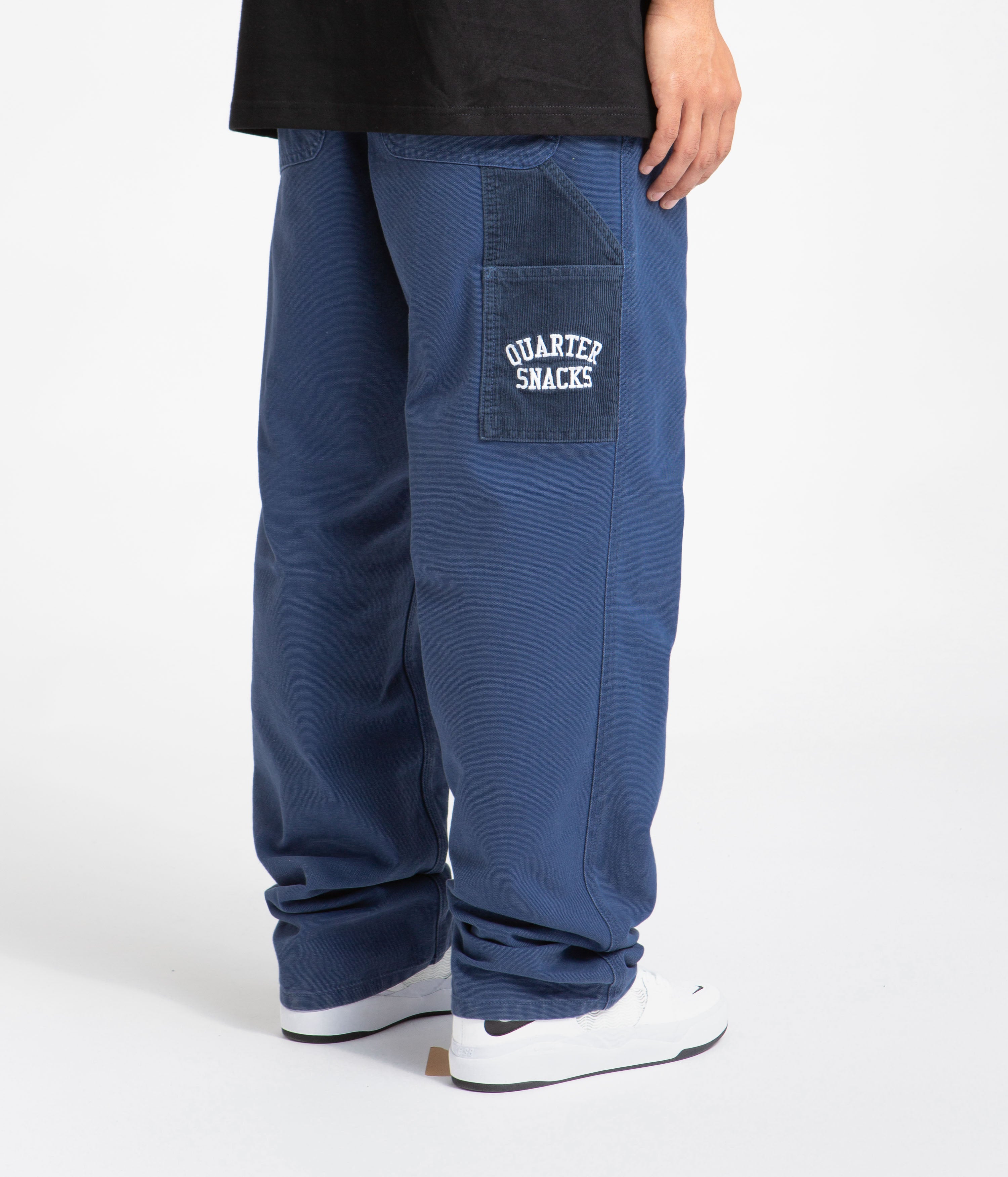 Carhartt x Quartersnacks Blue Simple Pants - A Skate and Workwear Essential