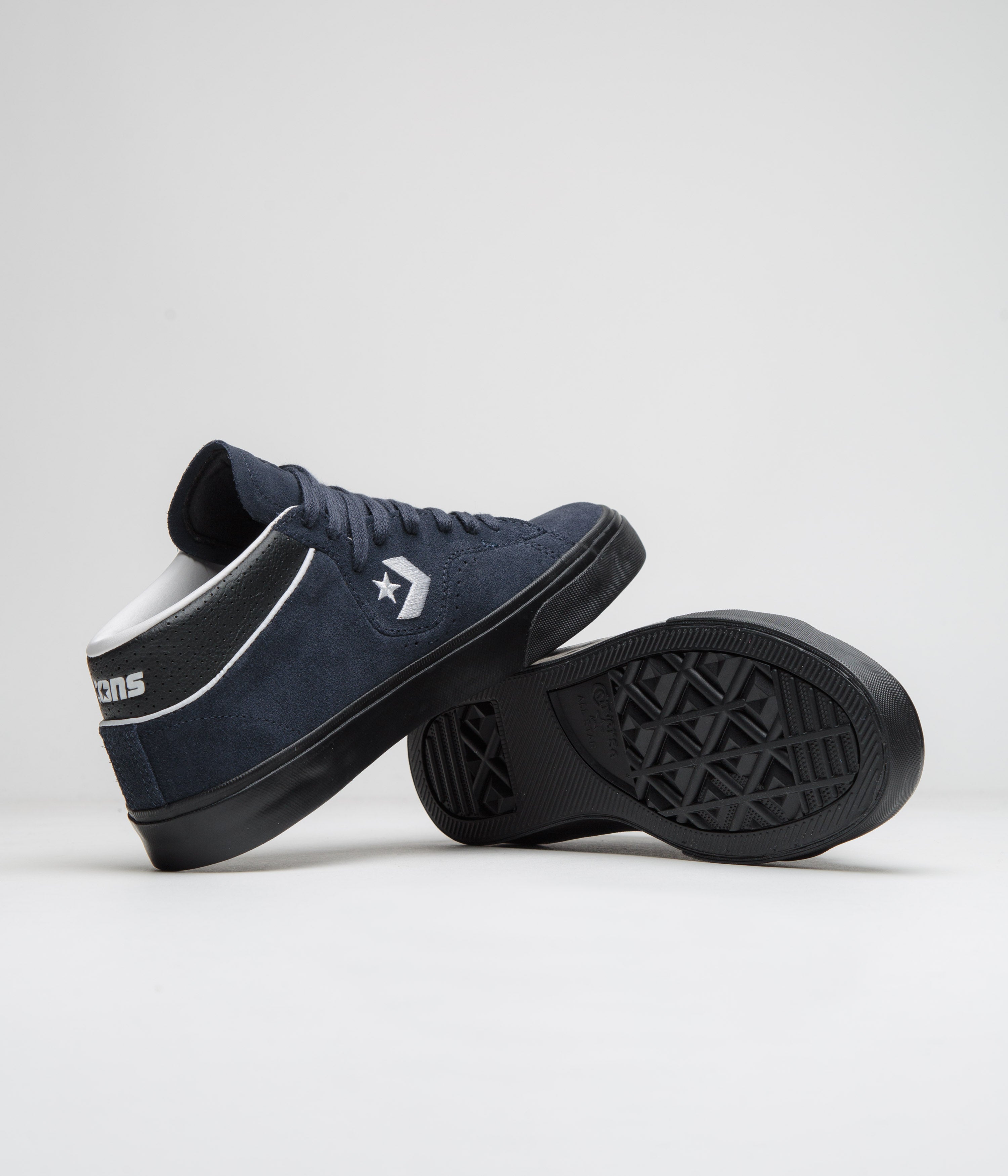 Converse Cons Louie Lopez Pro Mid Shoes - Stunning Void, Black & White Blend