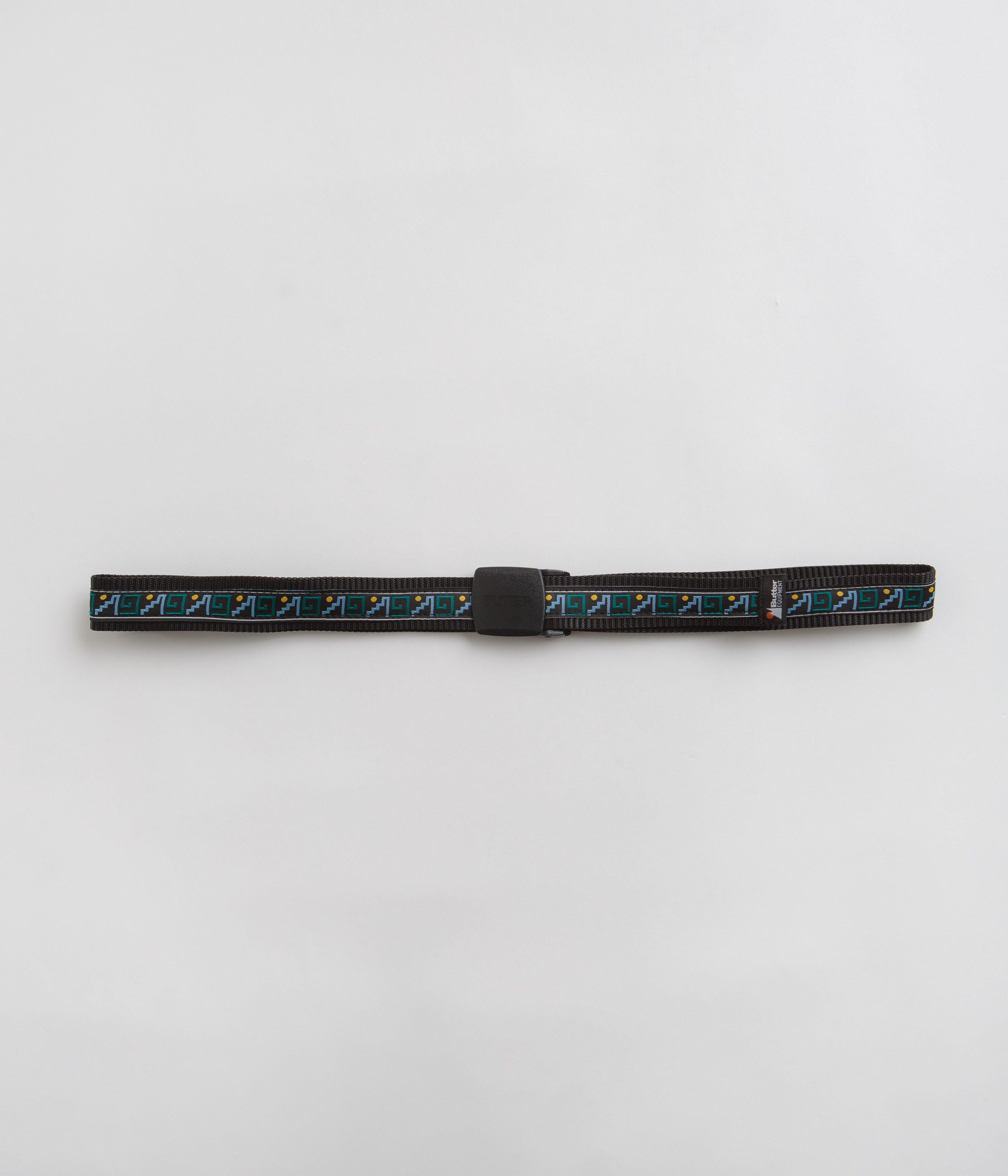 Butter Goods Black Elasticated Web Belt - A Skate Style Essential