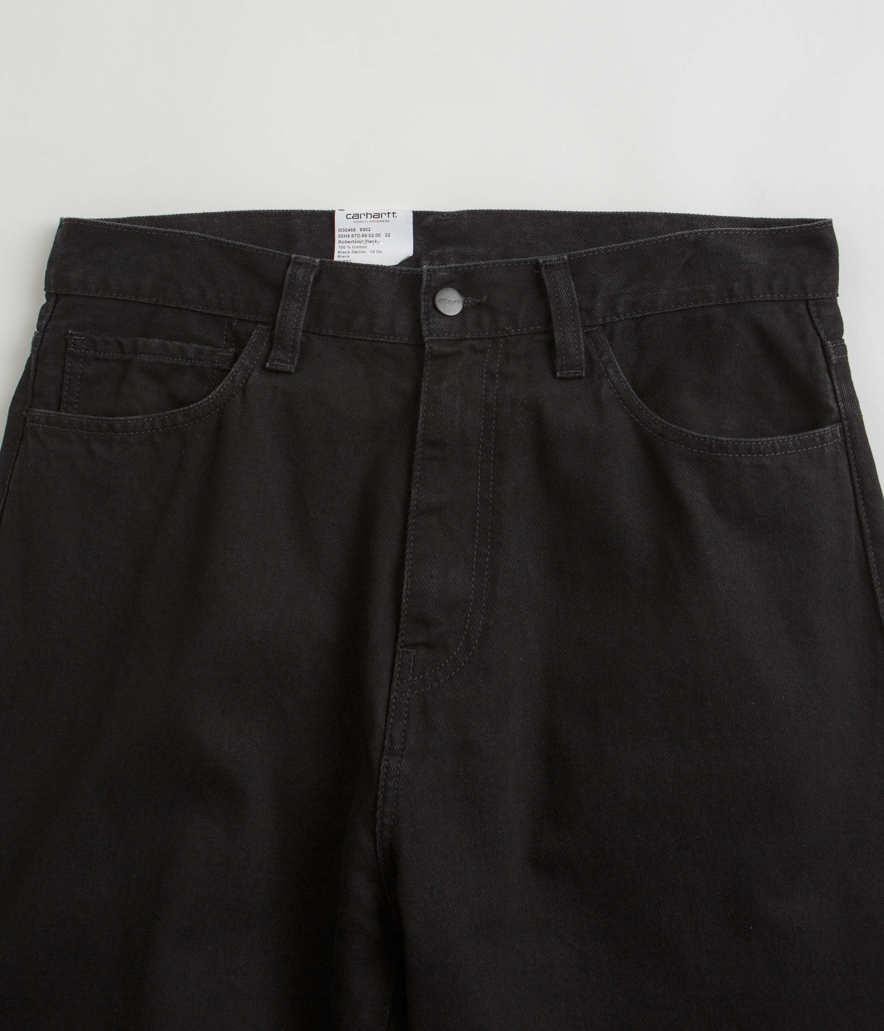 Carhartt Landon Pants - Stylish Black Rinsed Denim