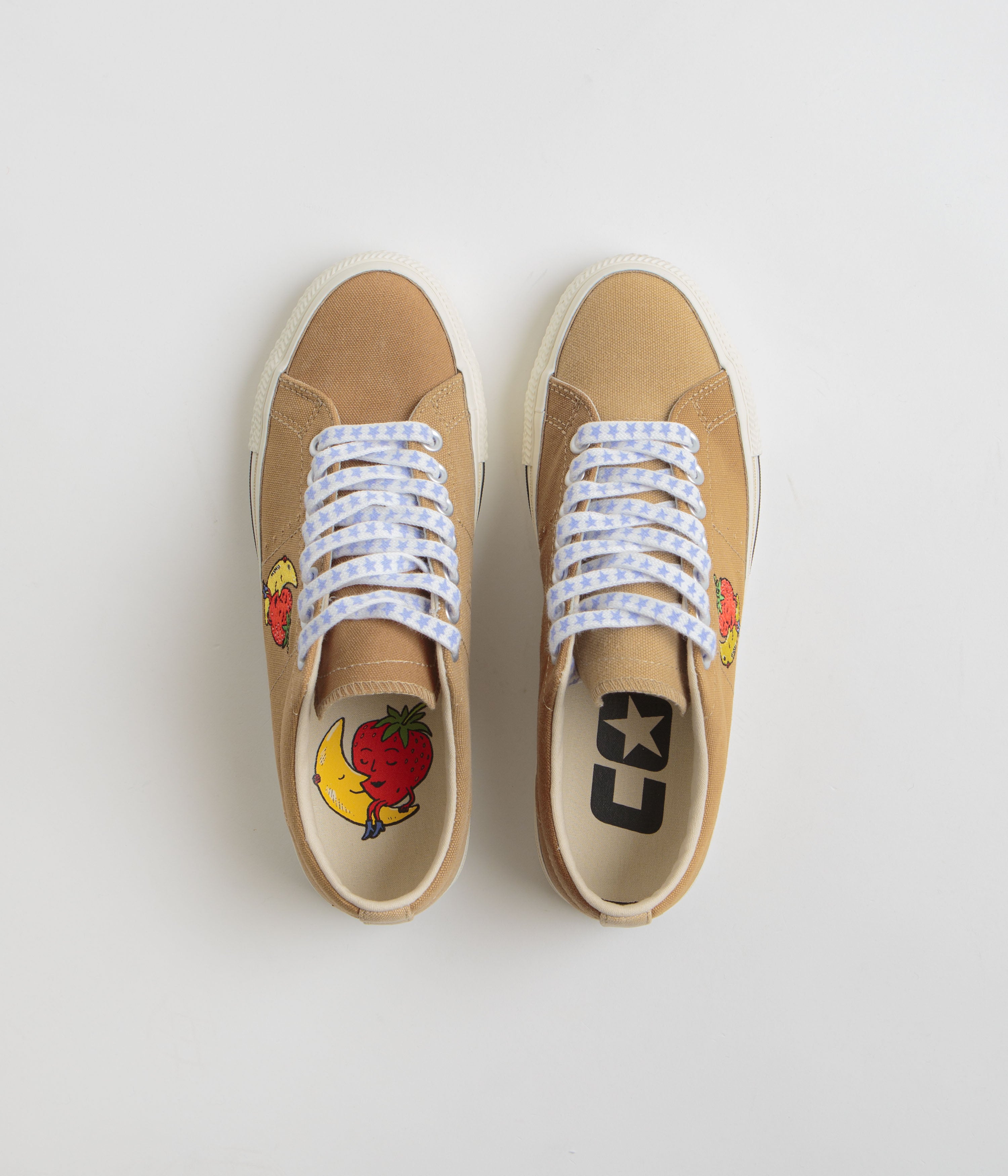 Converse x Sky High Farm One Star Pro Ox Shoes - Stunning Brown / Egret