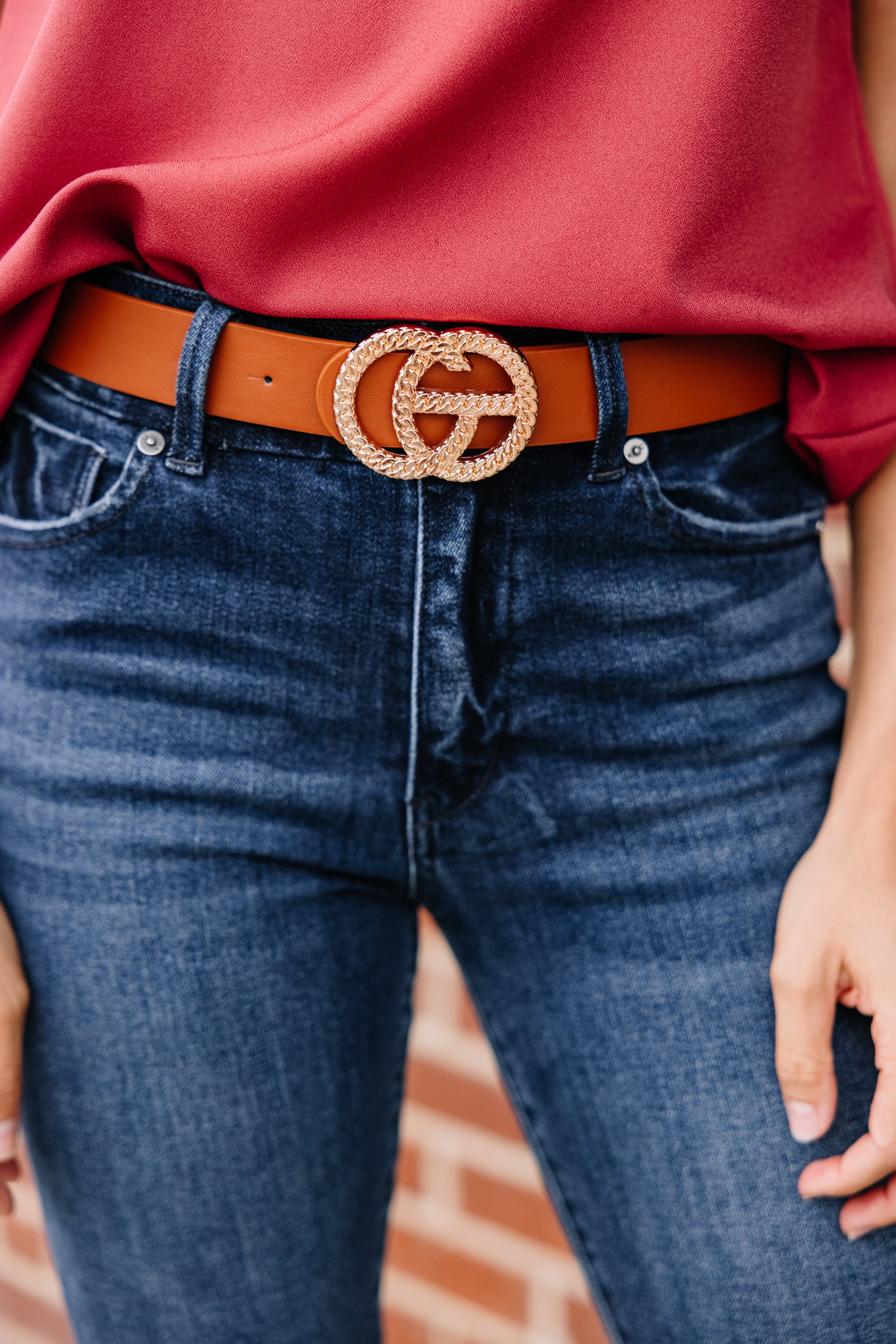 Unleash Your Best with the Cognac Brown Belt