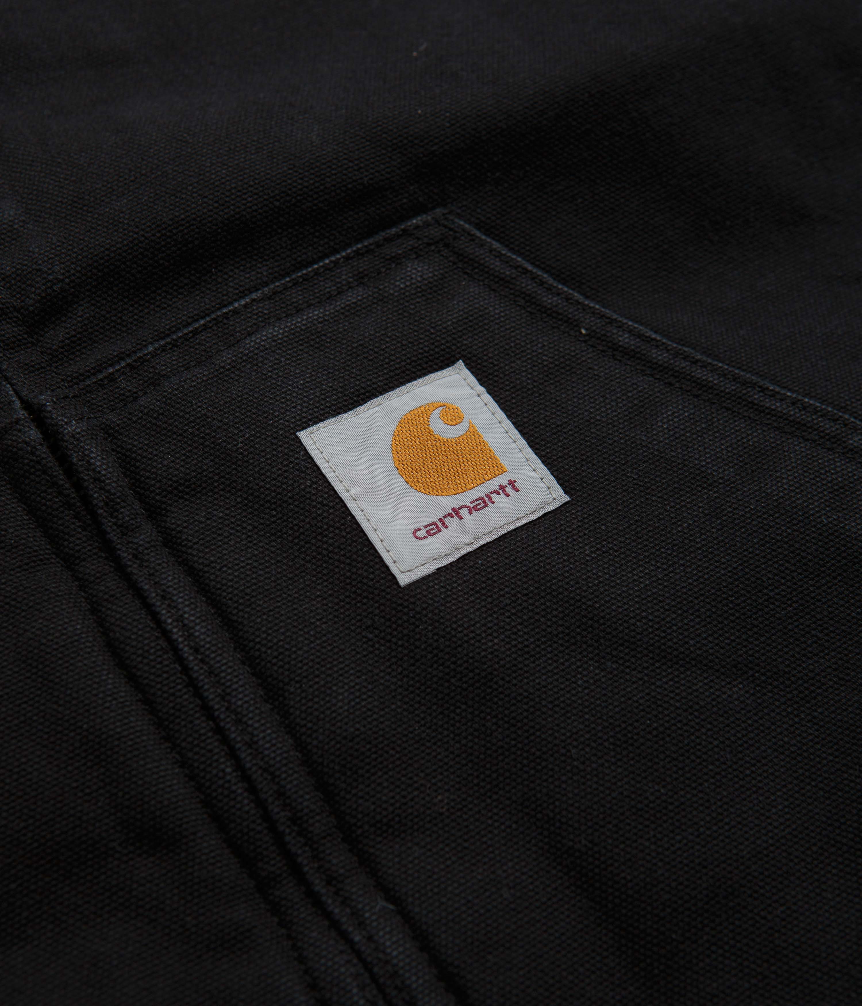 Carhartt Active Jacket - Stylish Black Heavy Stone Wash