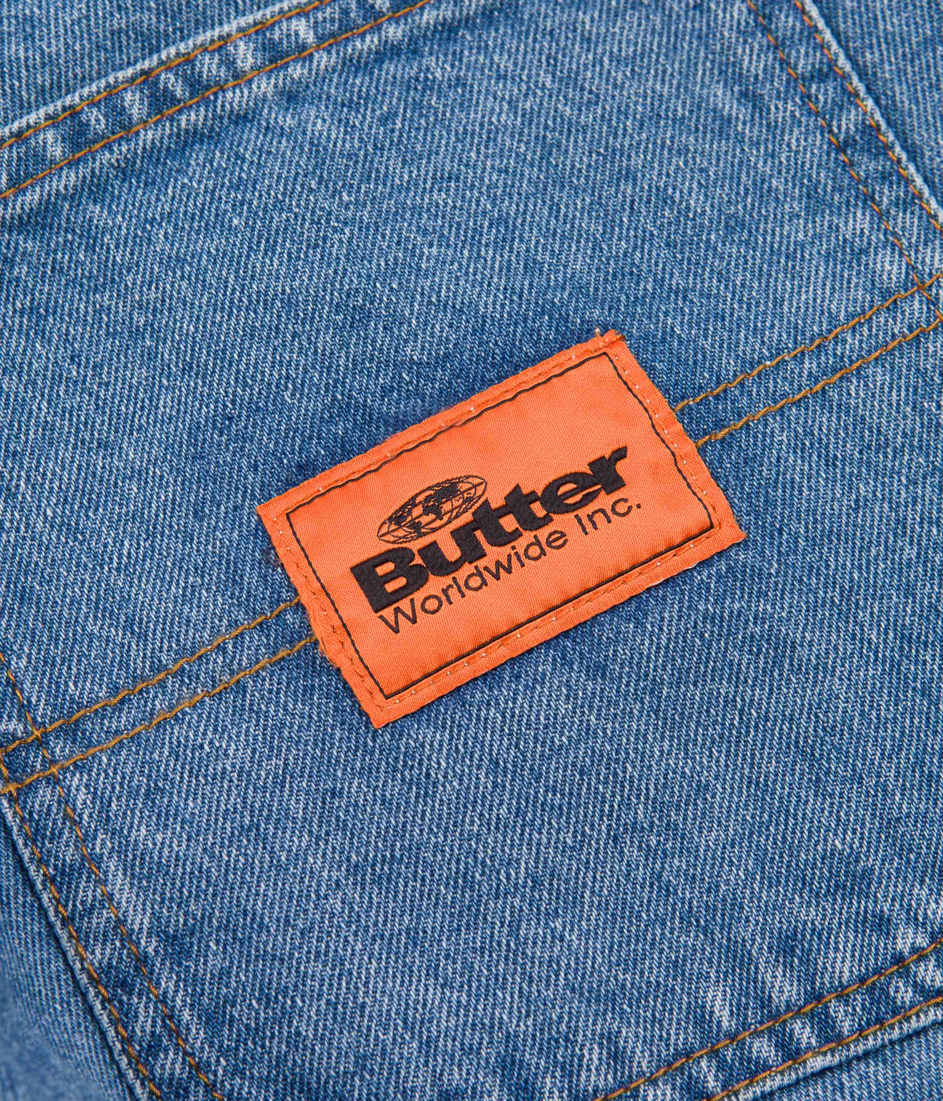 Butter Goods Santosuosso Washed Indigo Blue Jeans - Ultra Baggy Style!