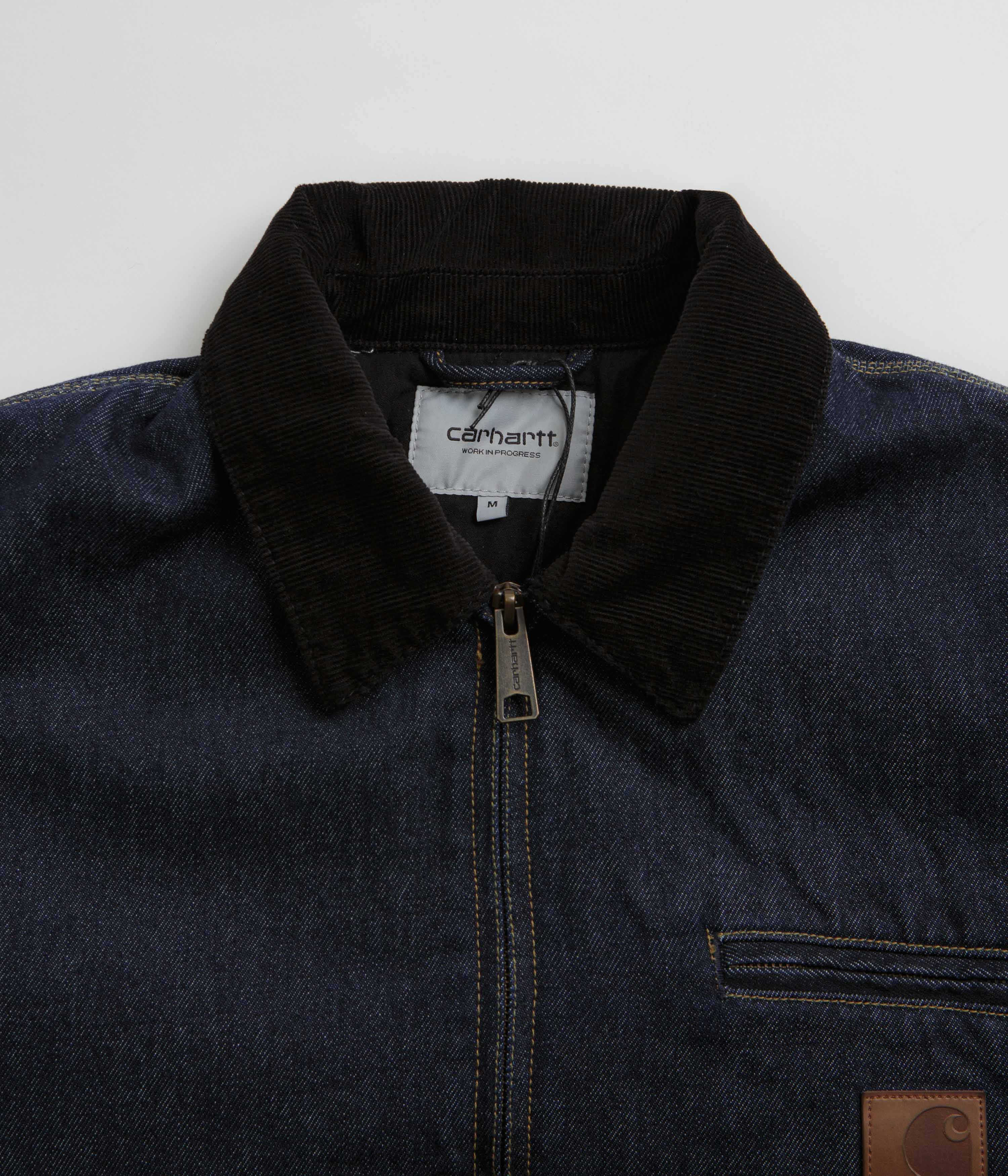 Carhartt OG Detroit Jacket - Stunning Blue/Black Rinsed Style