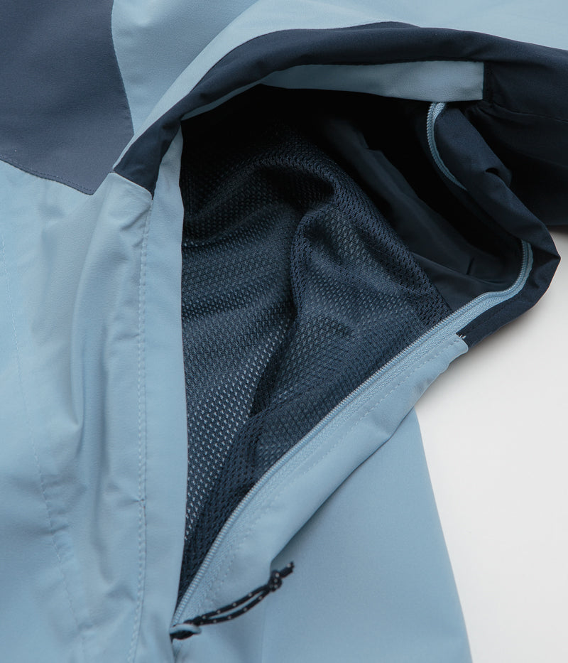 Columbia Boulder Falls Jacket - Stunning Ripple Blue / Dark Mountain / Collegiate Navy