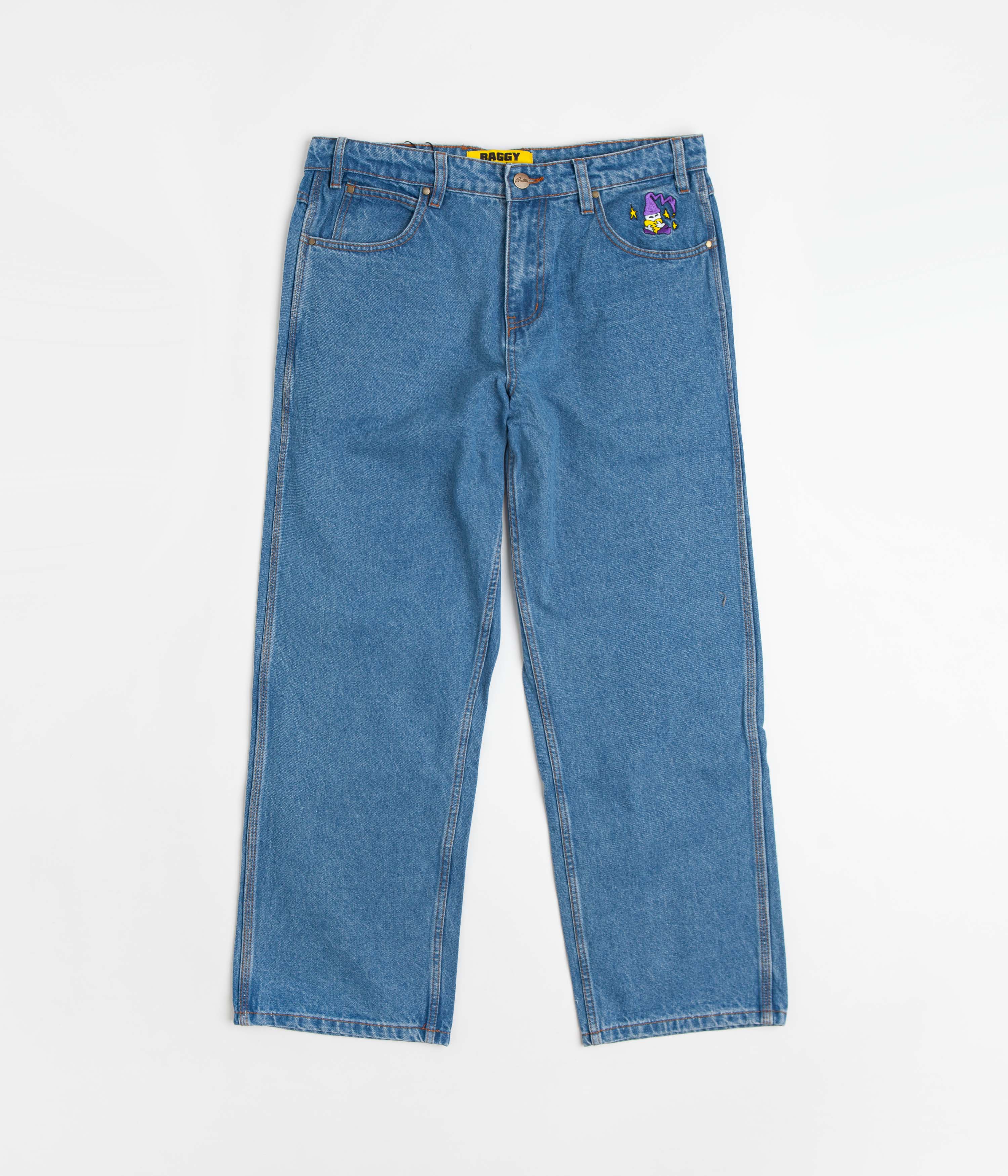 Butter Goods Wizard Jeans - Washed Indigo: Skate Style Essential