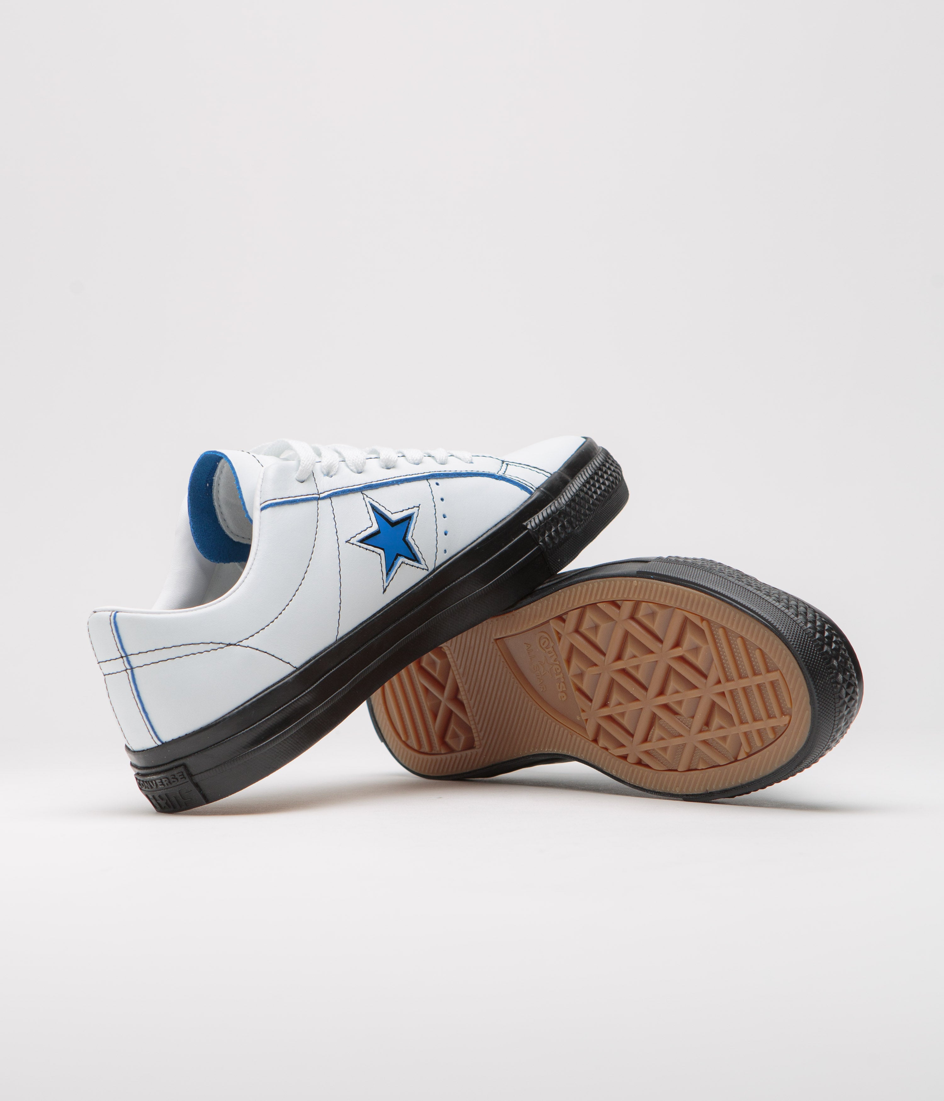 Converse One Star Pro Ox Eddie Cernicky Skate Shoes - White, Black & Kinetic Blue