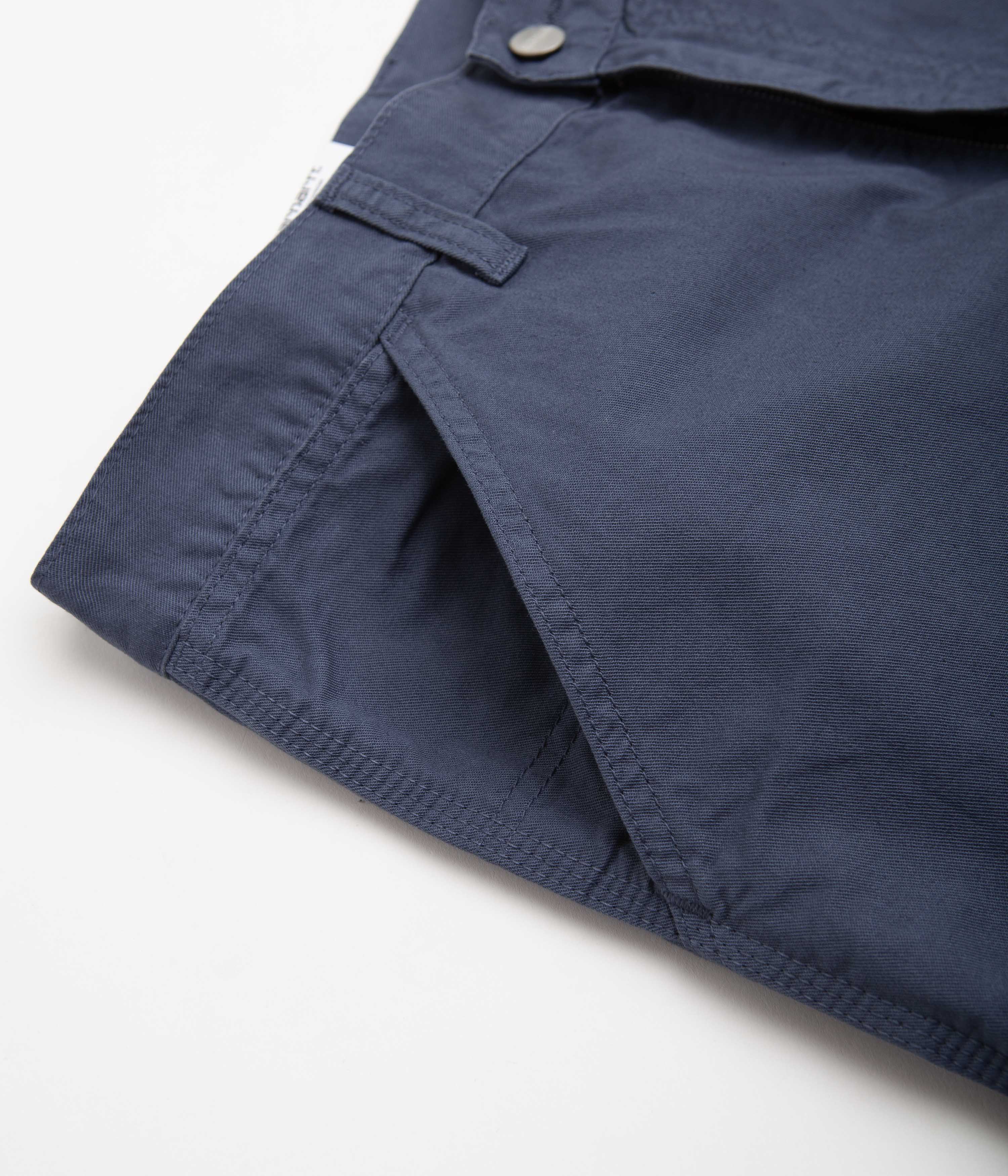 Carhartt Storm Blue Single Knee Shorts - The Ultimate Workwear Essential