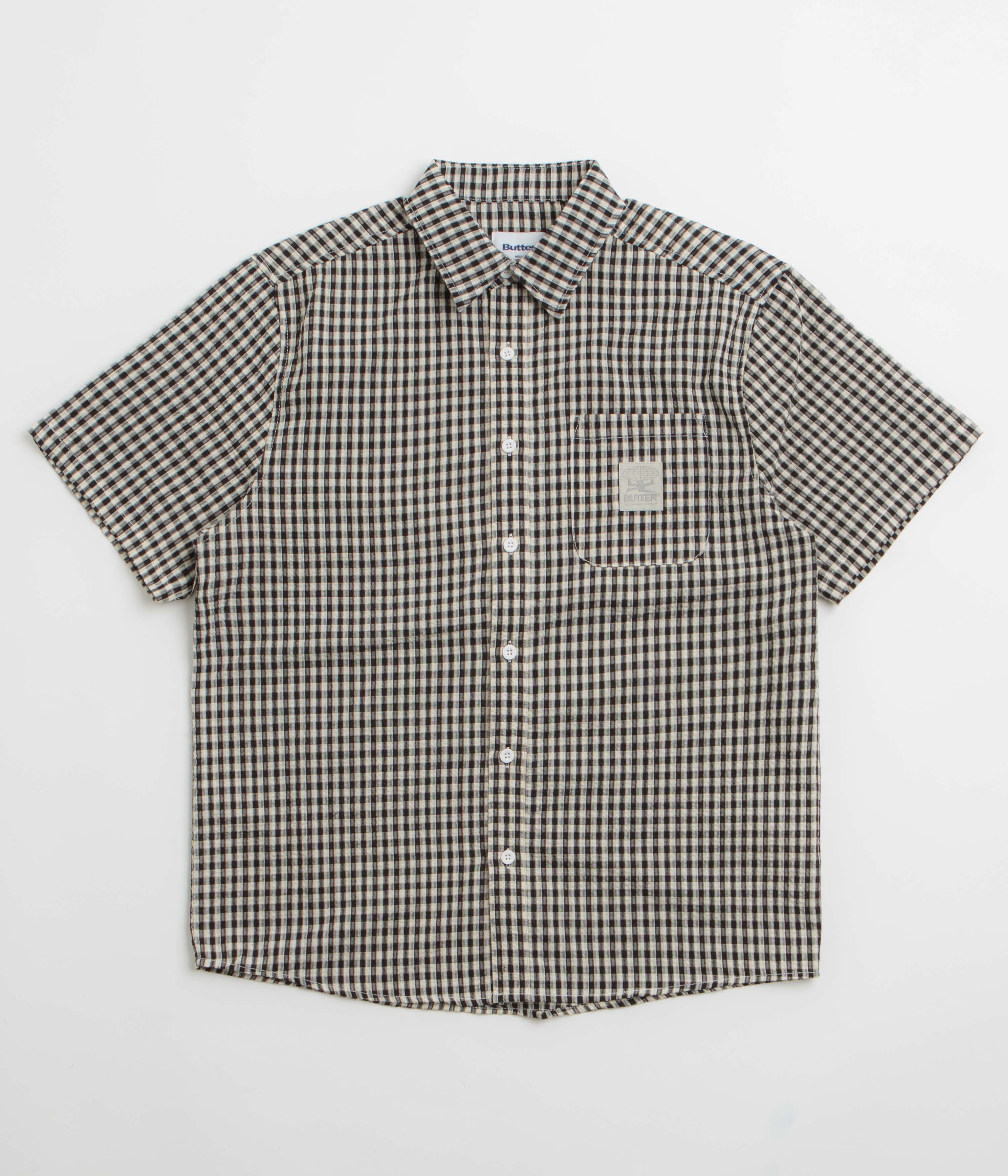 Stylish Butter Goods Black Short Sleeve Equipment Shirt