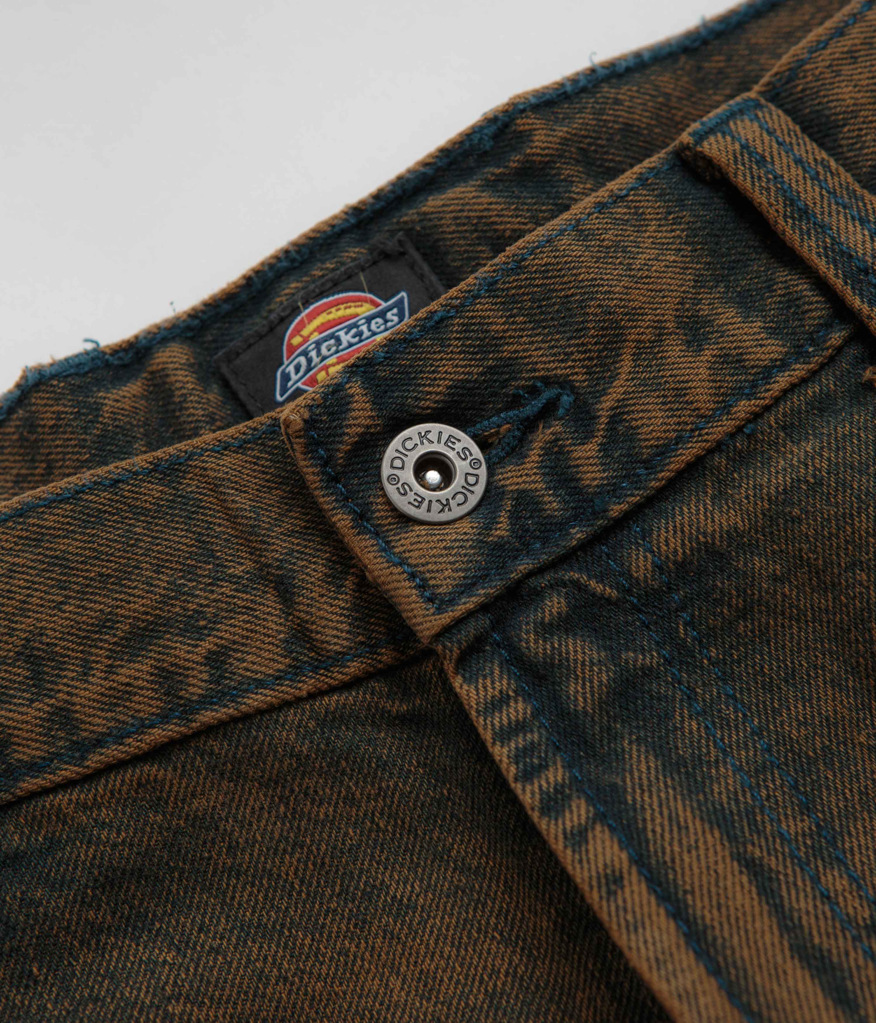 Dickies Indigo Brown Tinted Loose Wave Jeans - Fashionably Baggy!
