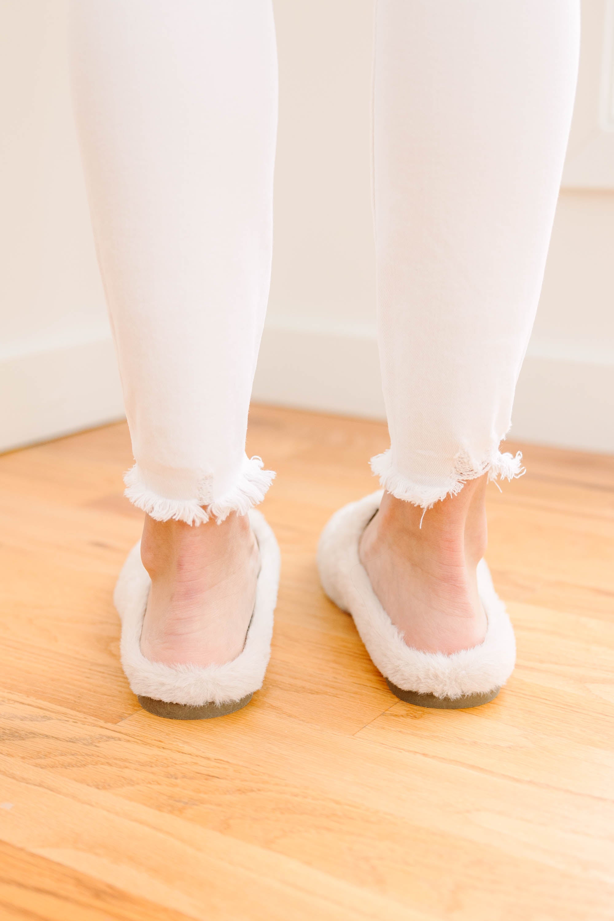 All-In-a-Day's-Work Gray Fuzzy Mules: The Chic Office Must-Have