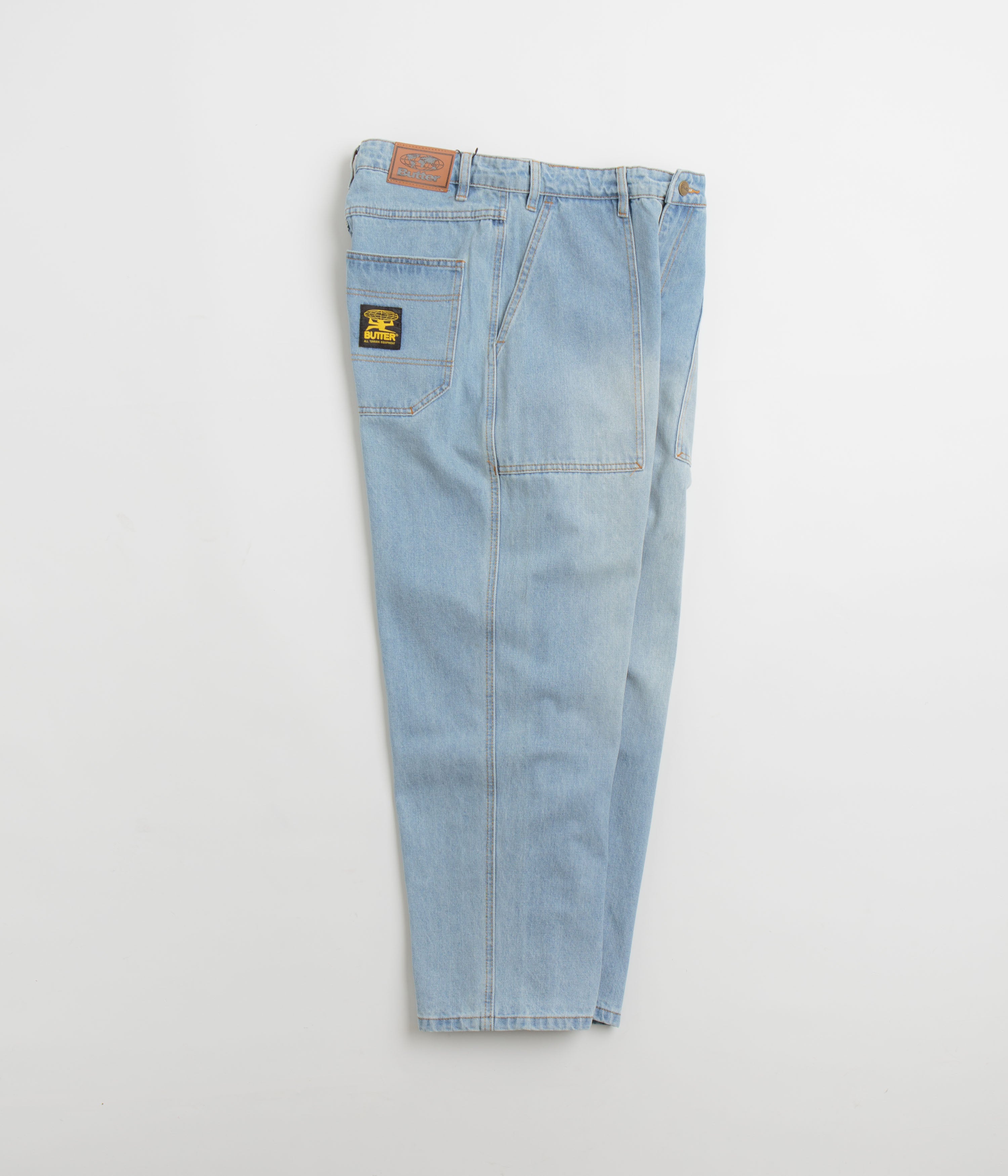 Butter Goods Patch Pocket Jeans - Stunning Faded Light Blue