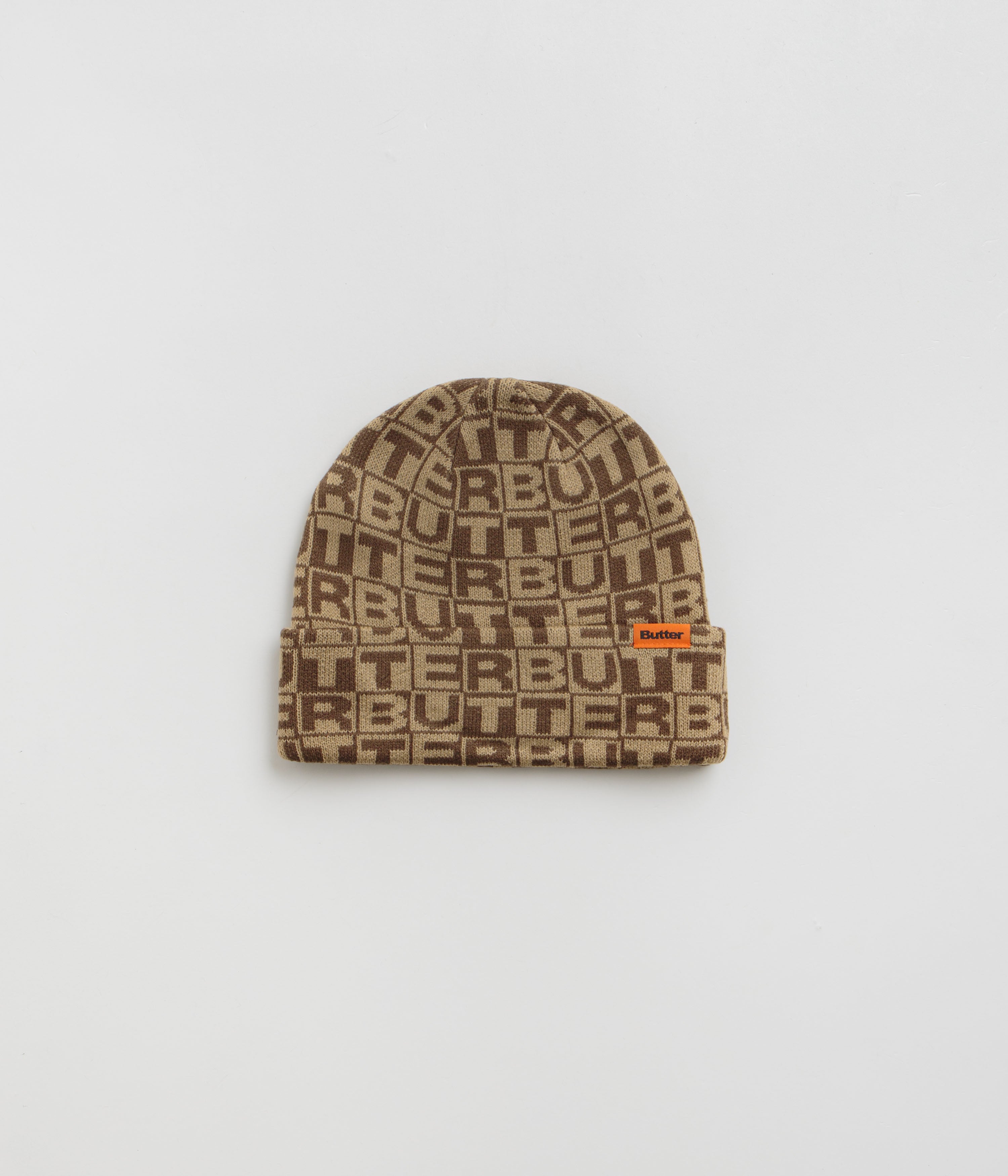 Butter Goods Stylish Brown Tiles Beanie - Grab Yours Now!