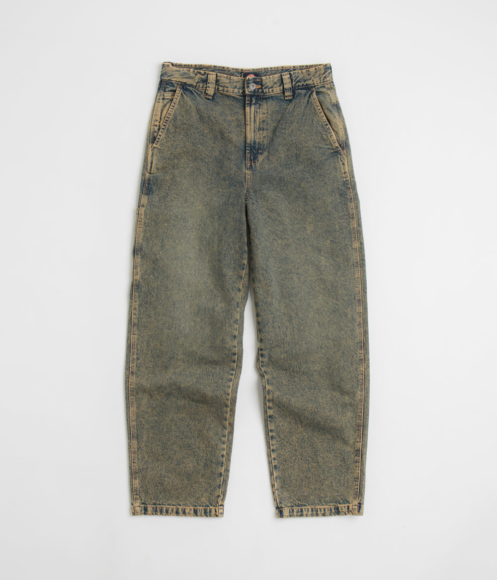 Dickies Madison Yellow Fade Indigo Jeans - Trendy and Comfortable!