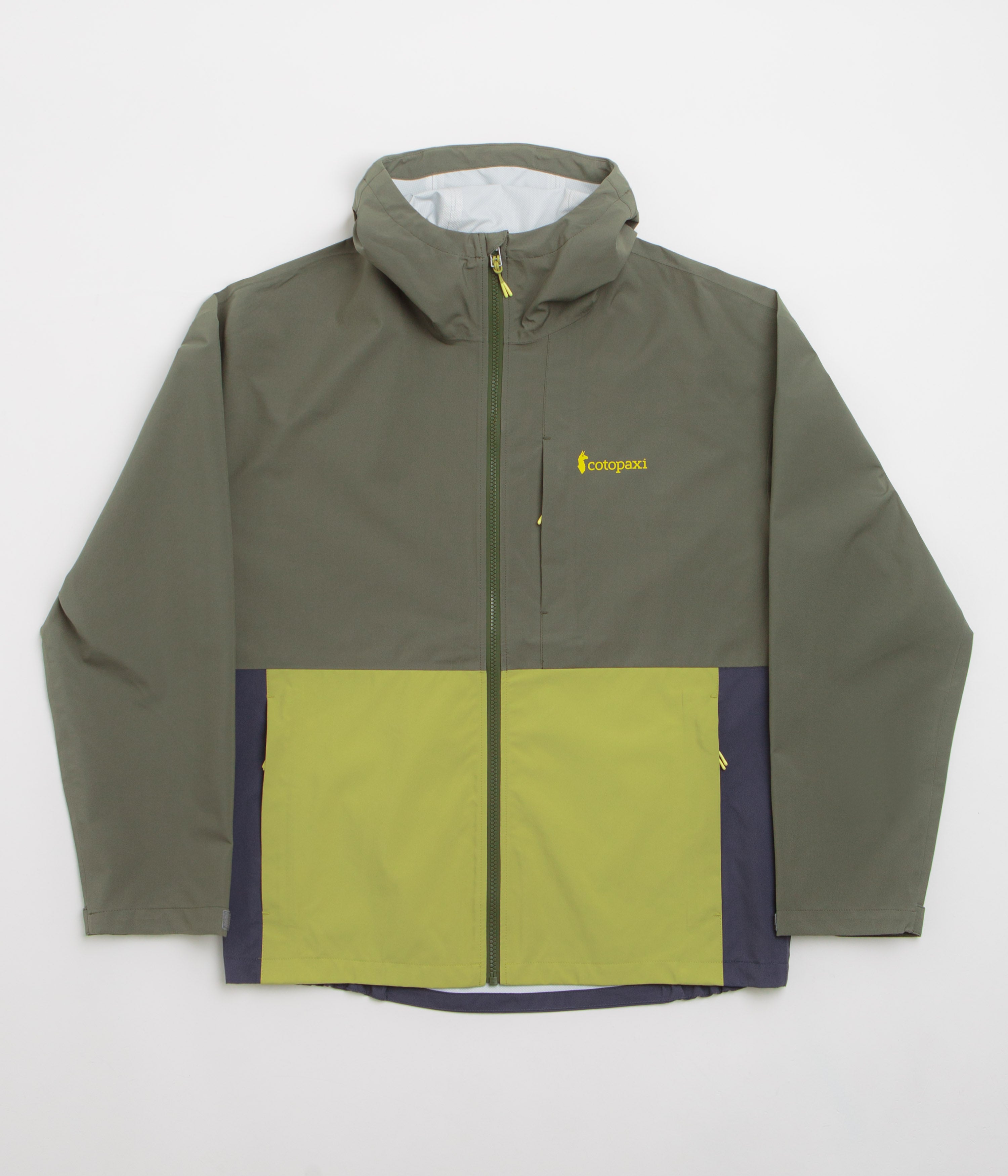 Cotopaxi Cielo Rain Jacket - Stunning Fatigue / Lemongrass