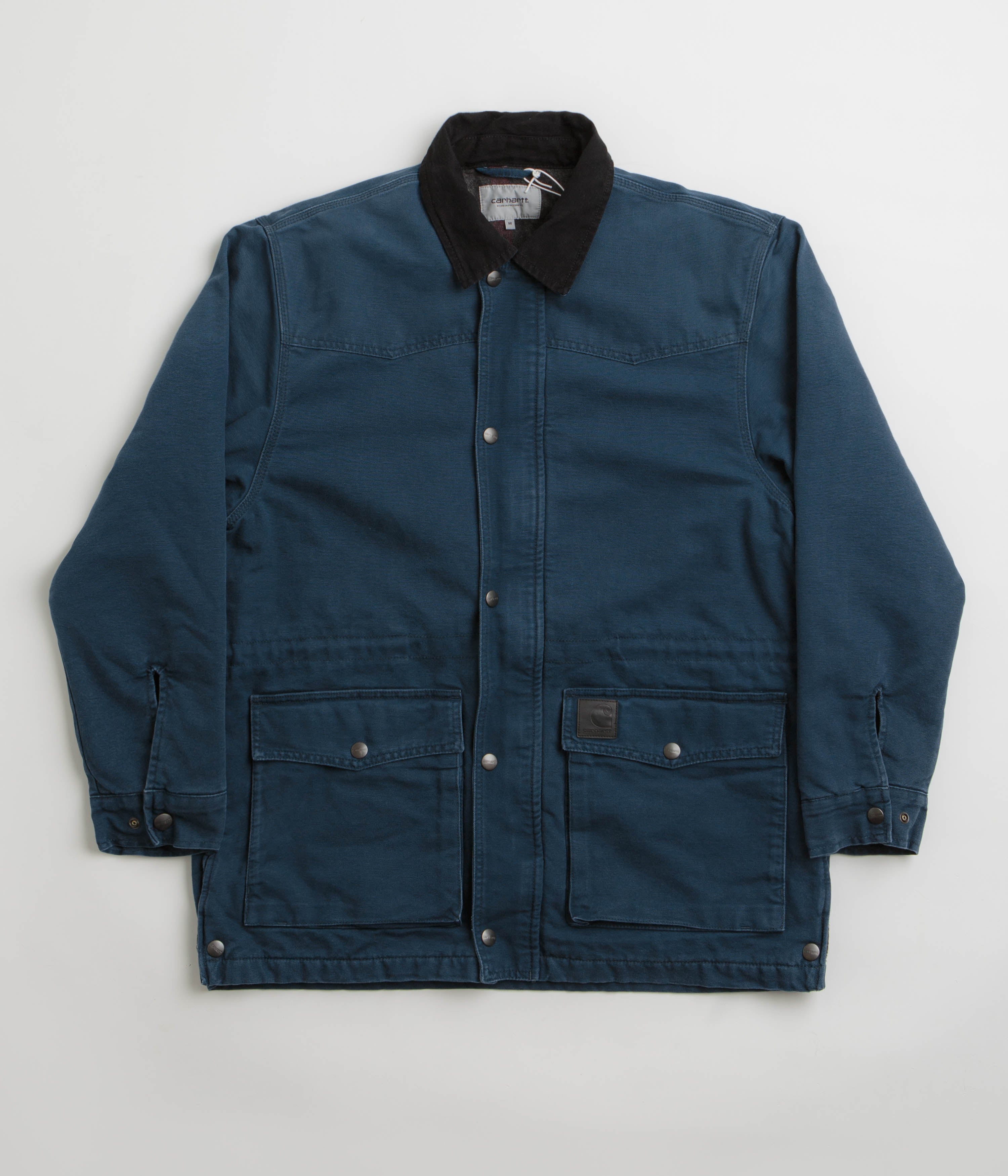 Carhartt OG Santa Fe Coat - Deep Lagoon/Black Stone: A Stylish and Durable Must-Have