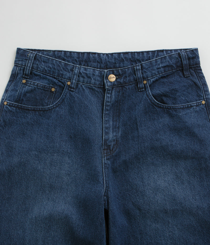 Butter Goods Wide Cut Jeans - Stunning Washed Slub Blue