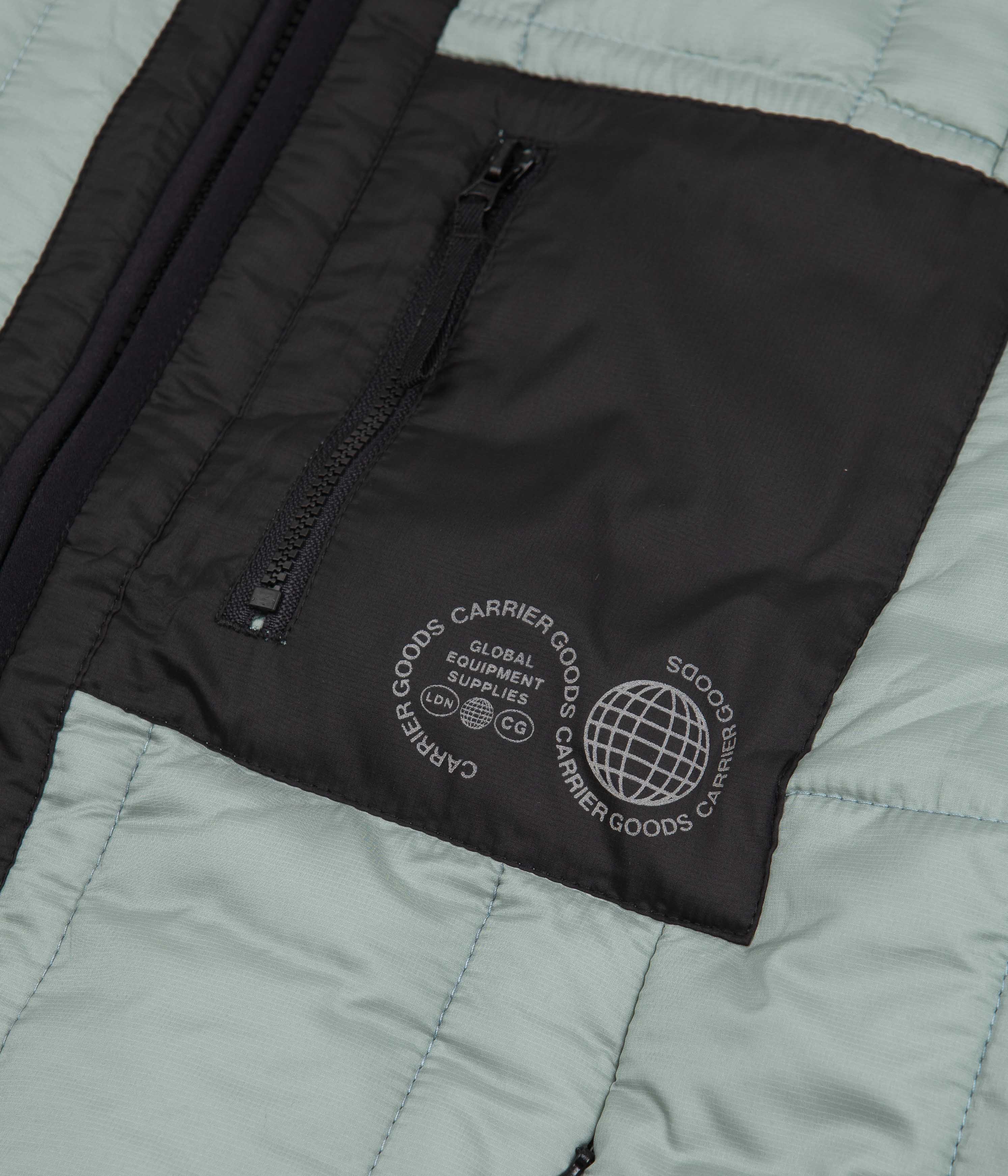 Carrier Goods Sage Quilted Zip-Through Jacket: An Outdoor Essential
