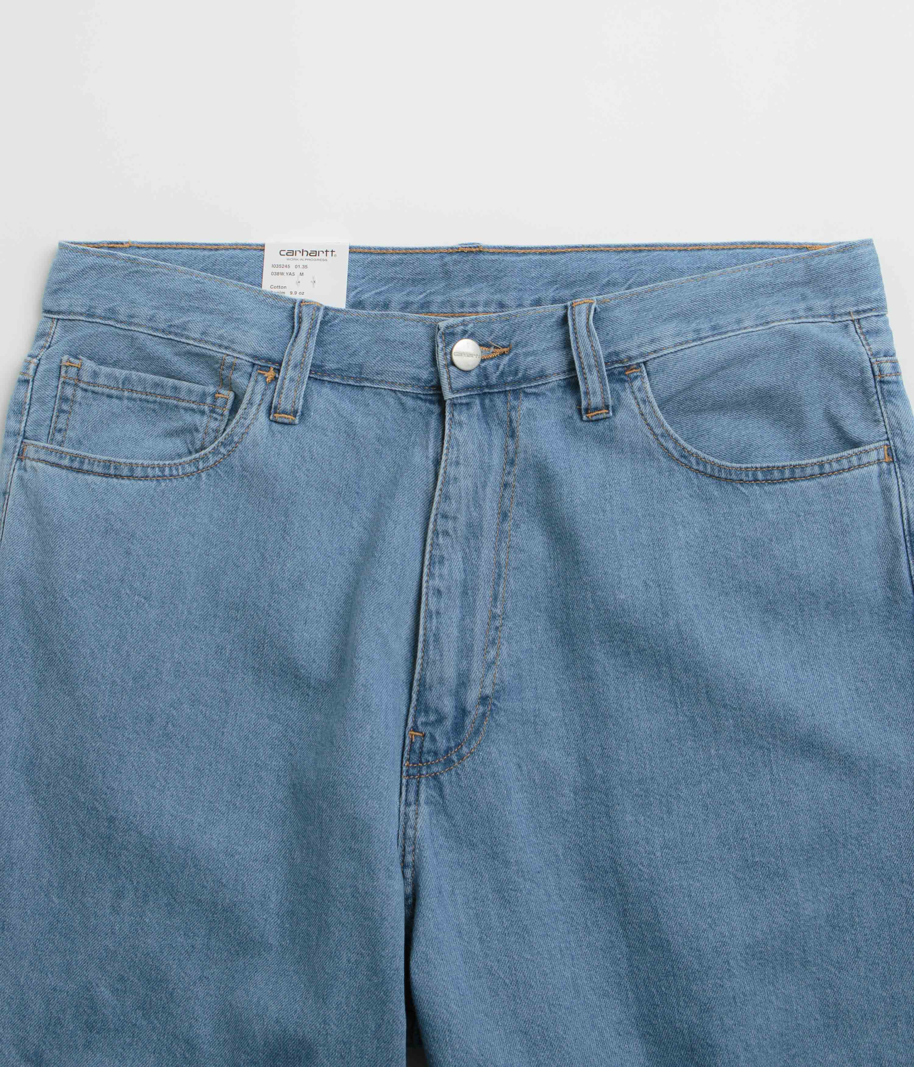 Carhartt Lucas Blue Bleached Pants - A Must-Have!