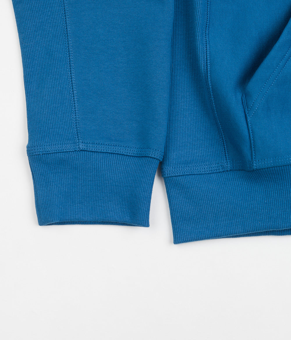 Carhartt American Script Hoodie - Stunning Amalfi Blue