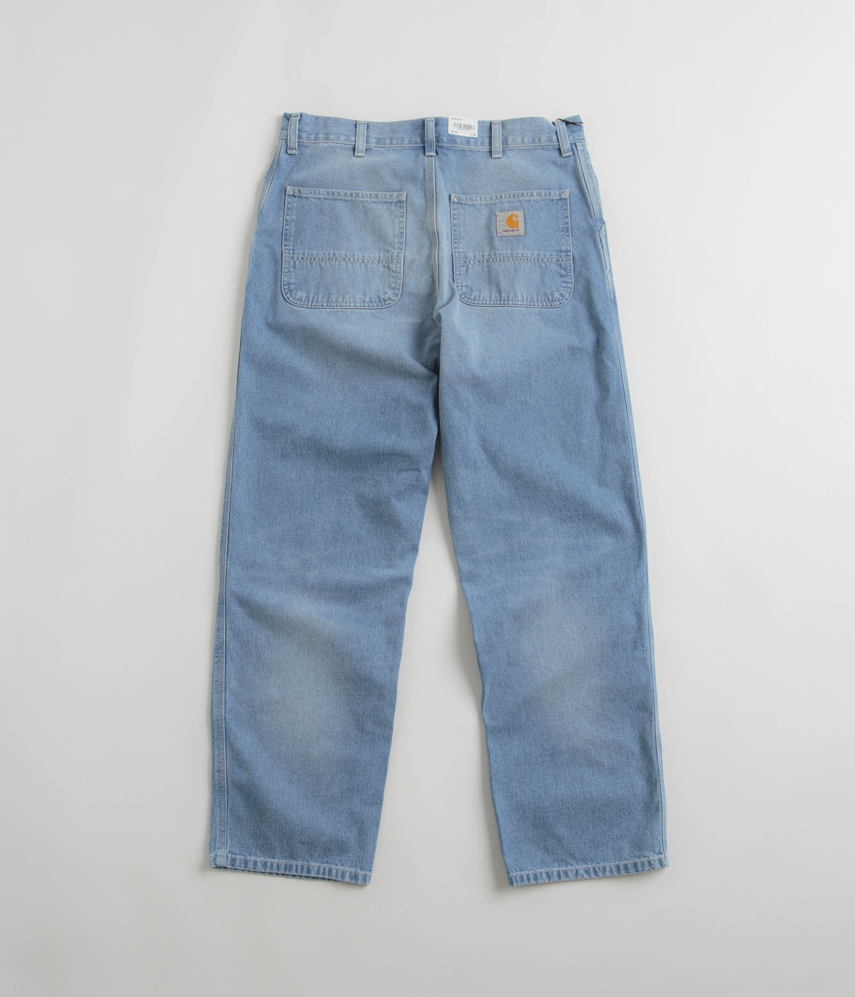 Carhartt Simple Light True Washed Blue Denim Pants - A Must - Have for Style Enthusiasts