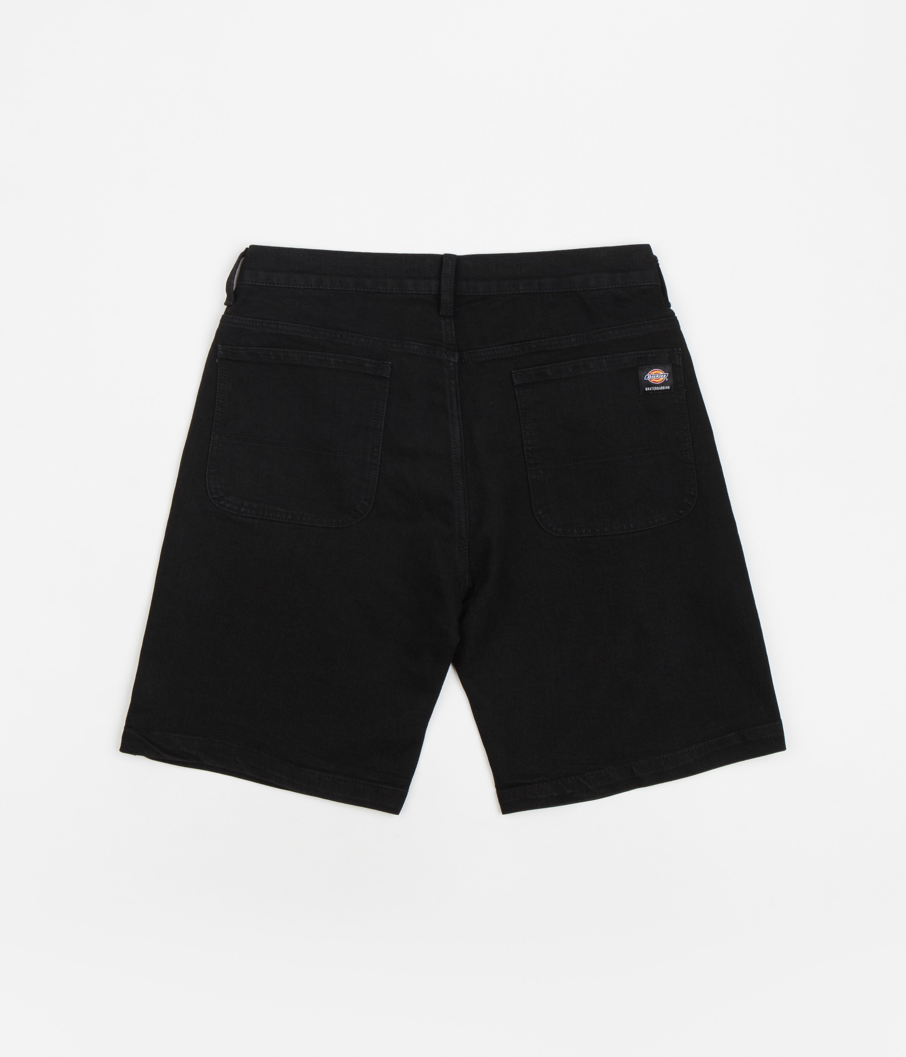 Dickies Wingville Black Denim Shorts - The Ultimate Skate and Street Style