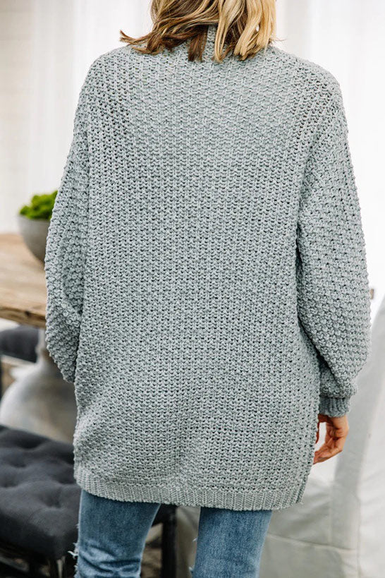 Chic Heather Gray Cardigan to Conquer the Day