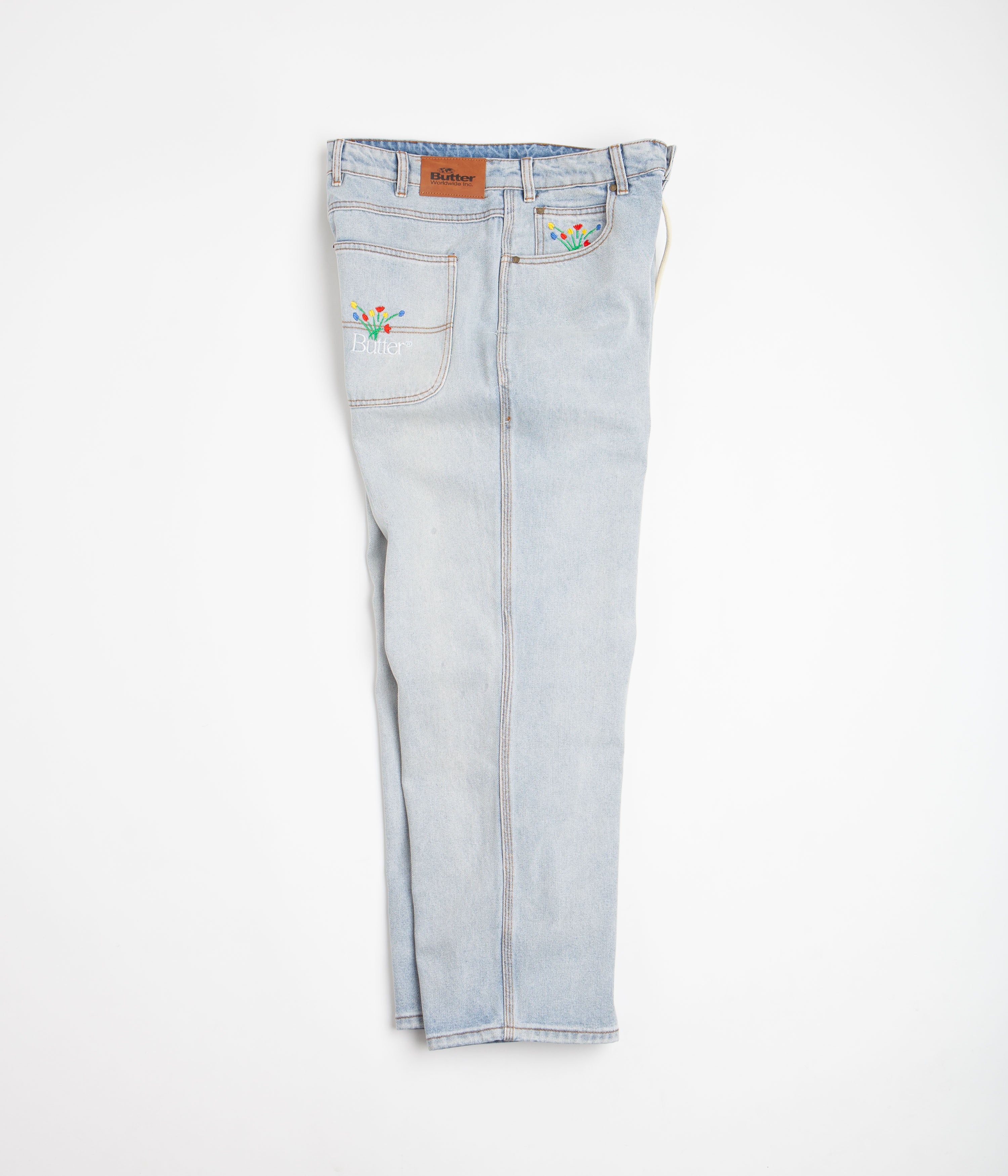 Butter Goods Light Blue Bouquet Jeans - A Skate Style Must-Have