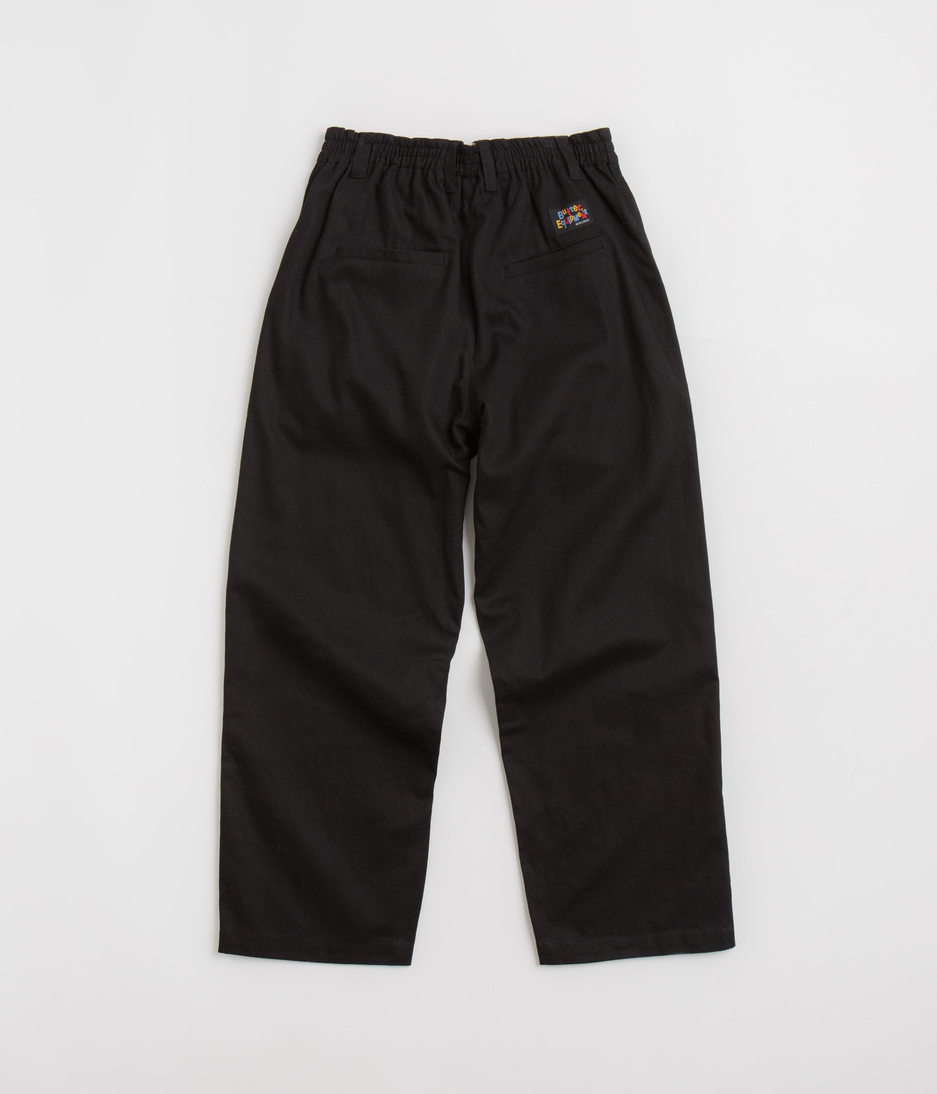 Butter Goods Stylish Wide Leg Pants - Black / Multi