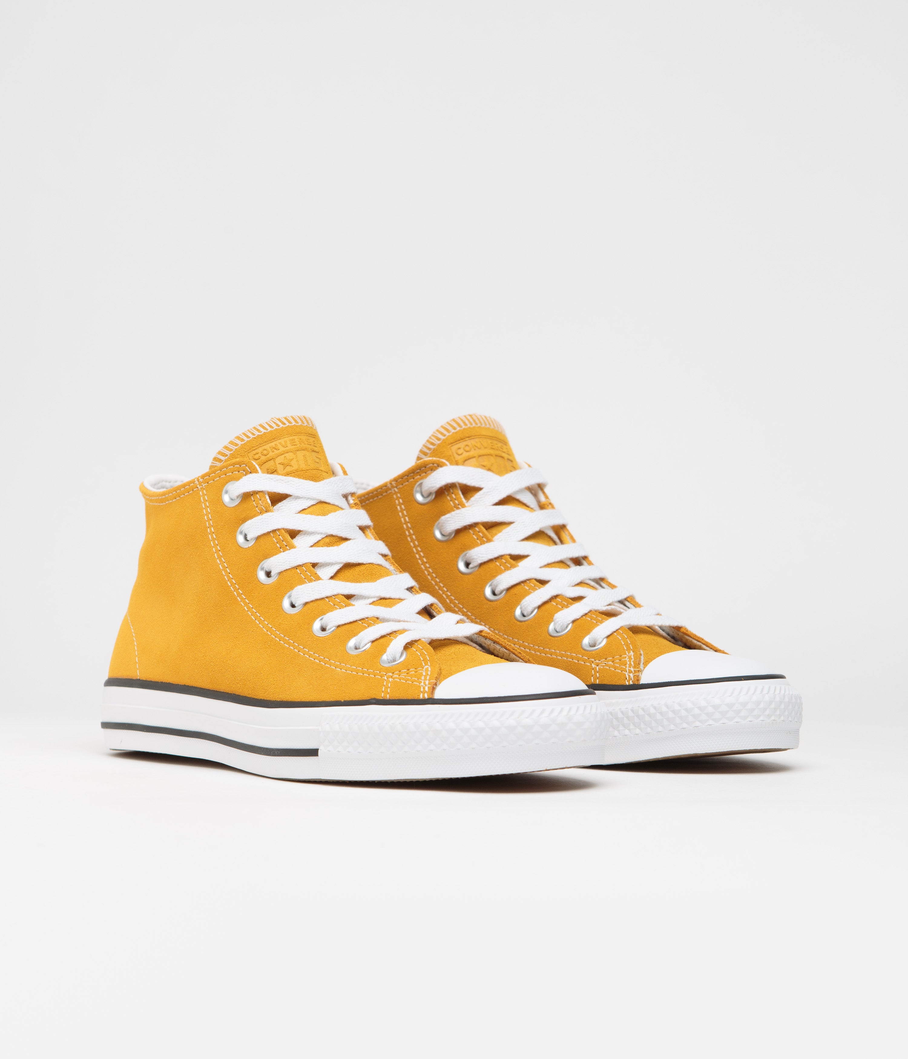 Converse CTAS Pro Mid Shoes - Stunning Sunflower Gold / White / Black