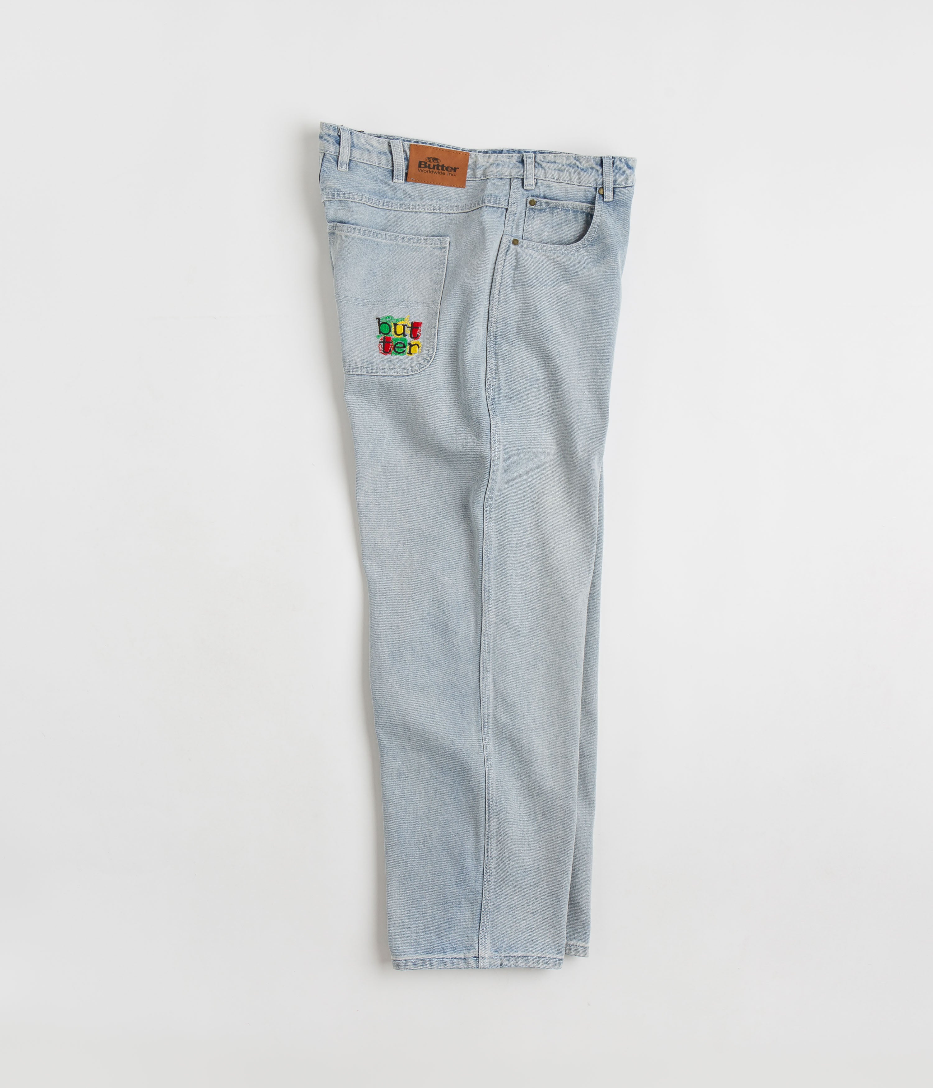 Butter Goods Light Blue Scribble Jeans - Fashionable Skatewear!